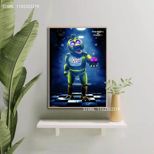 OYEO Cool Anime game poster FNAF Fanart posters Canvas Art Poster and Wall  Art Picture Print Modern Family bedroom Decor Posters 20x30inch(50x75cm) :  : Home & Kitchen