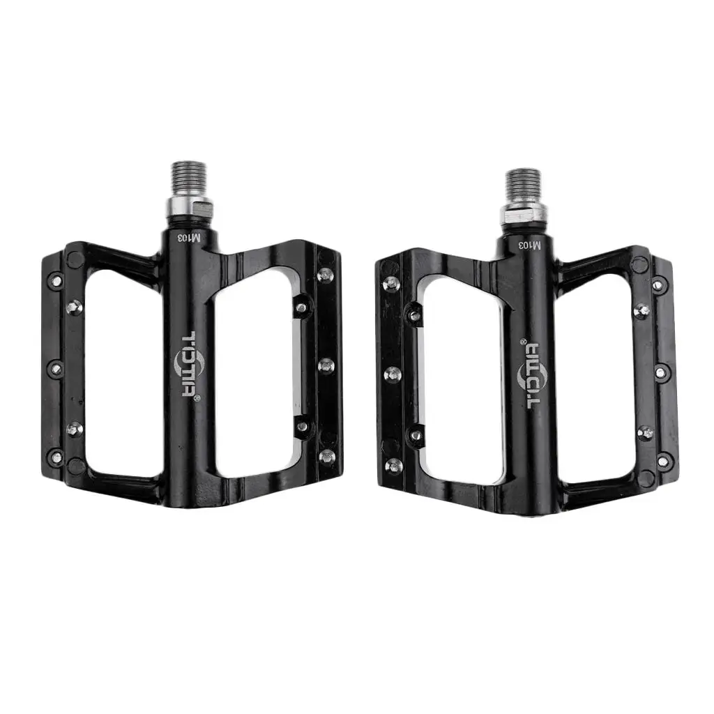 1 Pair New Design Mountain Bike Bicycle Pedals Aluminum Alloy Big Foot Road Bike Bearing Pedals Bicycle Bike Parts