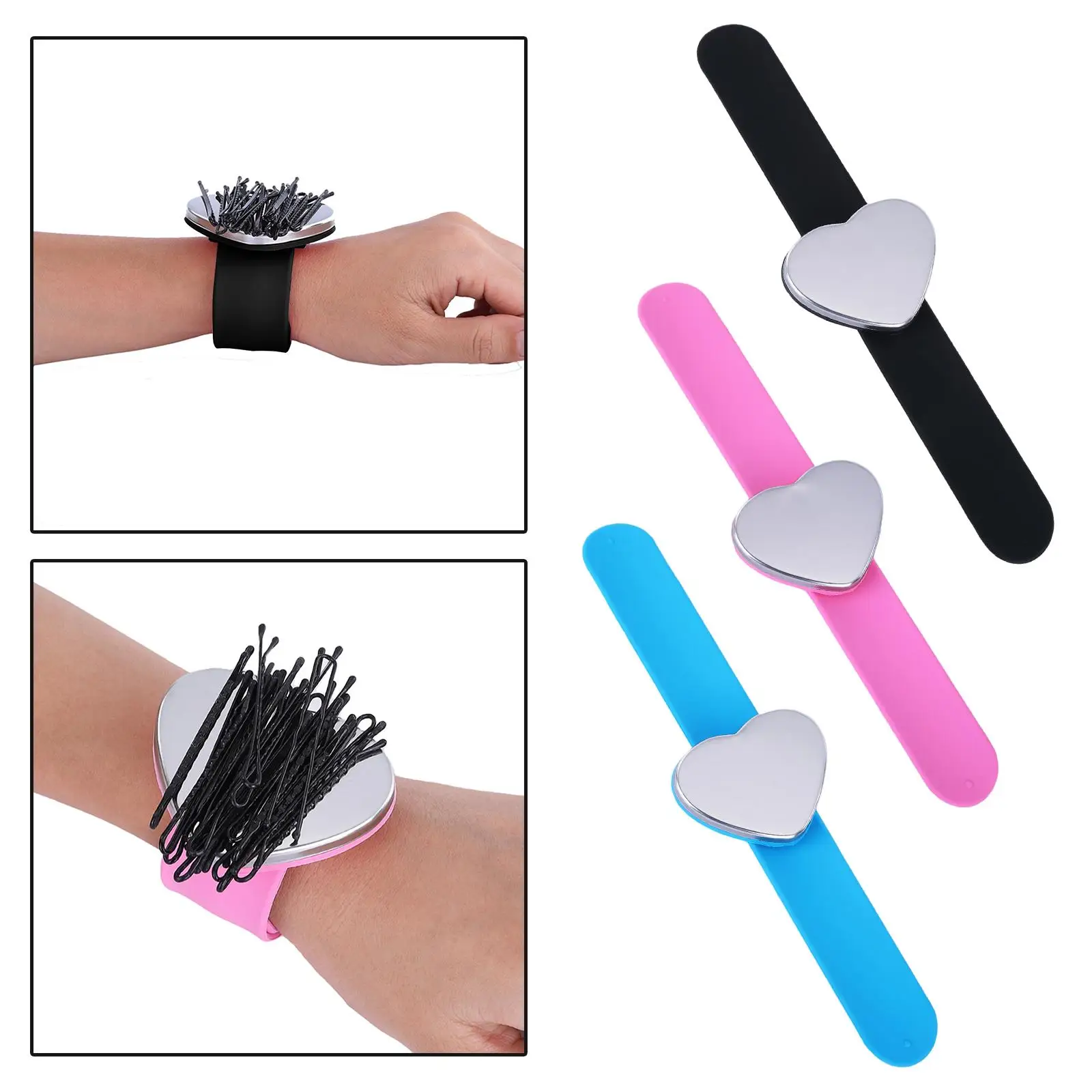 Magnetic Wrist Sewing Pincushion Slap Bracelet Quilting Embroidery Supplies Wristband Salon Use