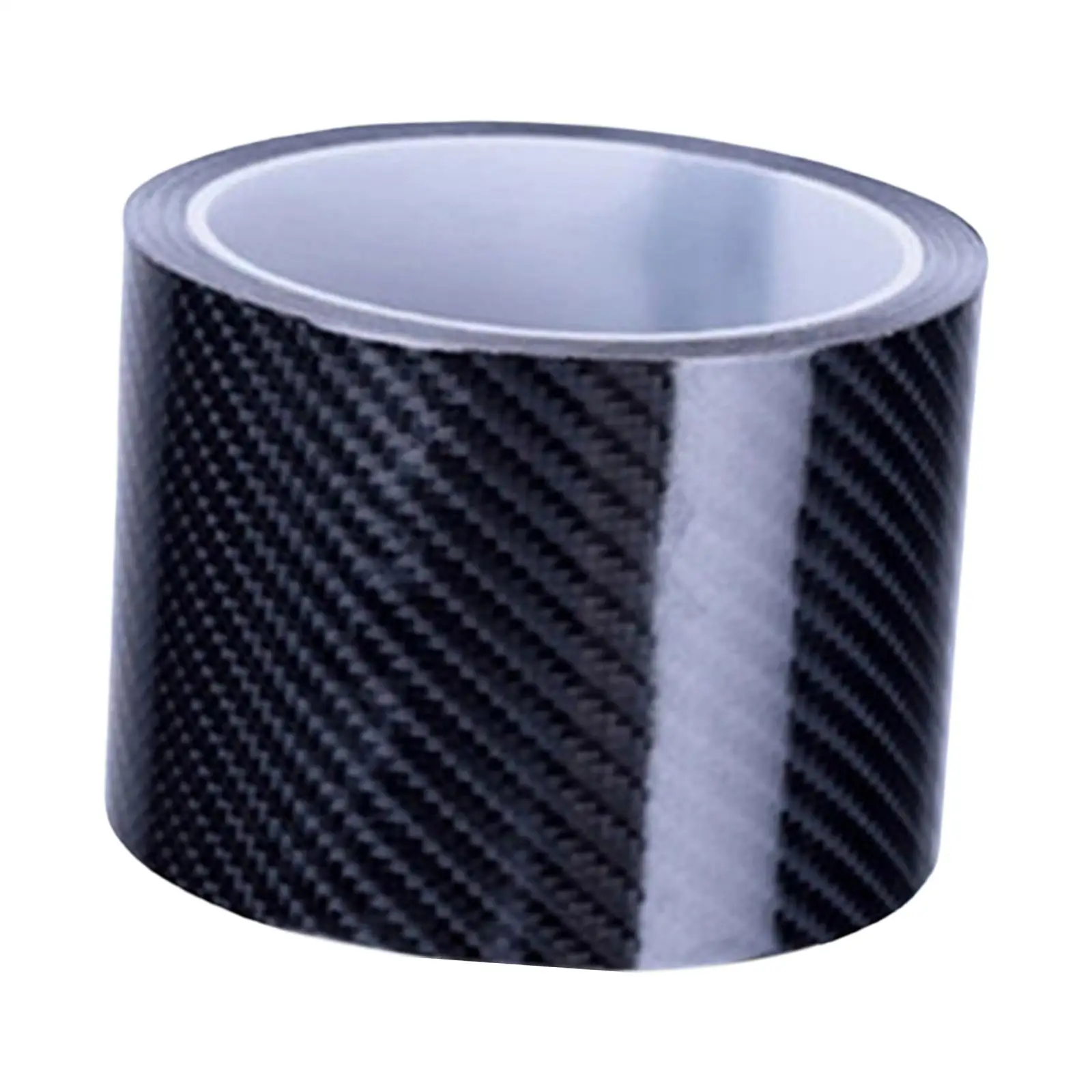Carbon Fiber Pattern Door Sill Protector sticky Tape Accessory Covers Decoration