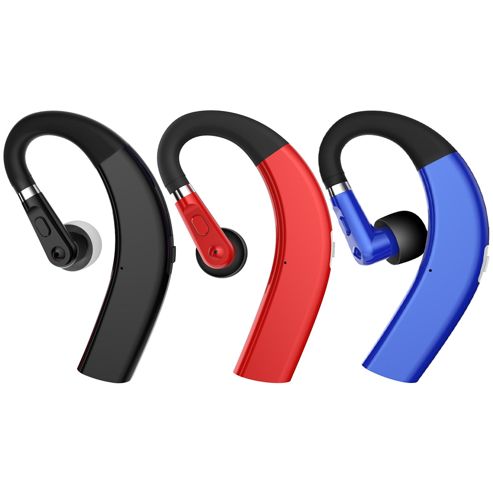 Wireless M11 Bluetooth Earphone Phones Stereo Single-Ear Ear Hook for Deliveryman Business Office for iOS Android 48H Call