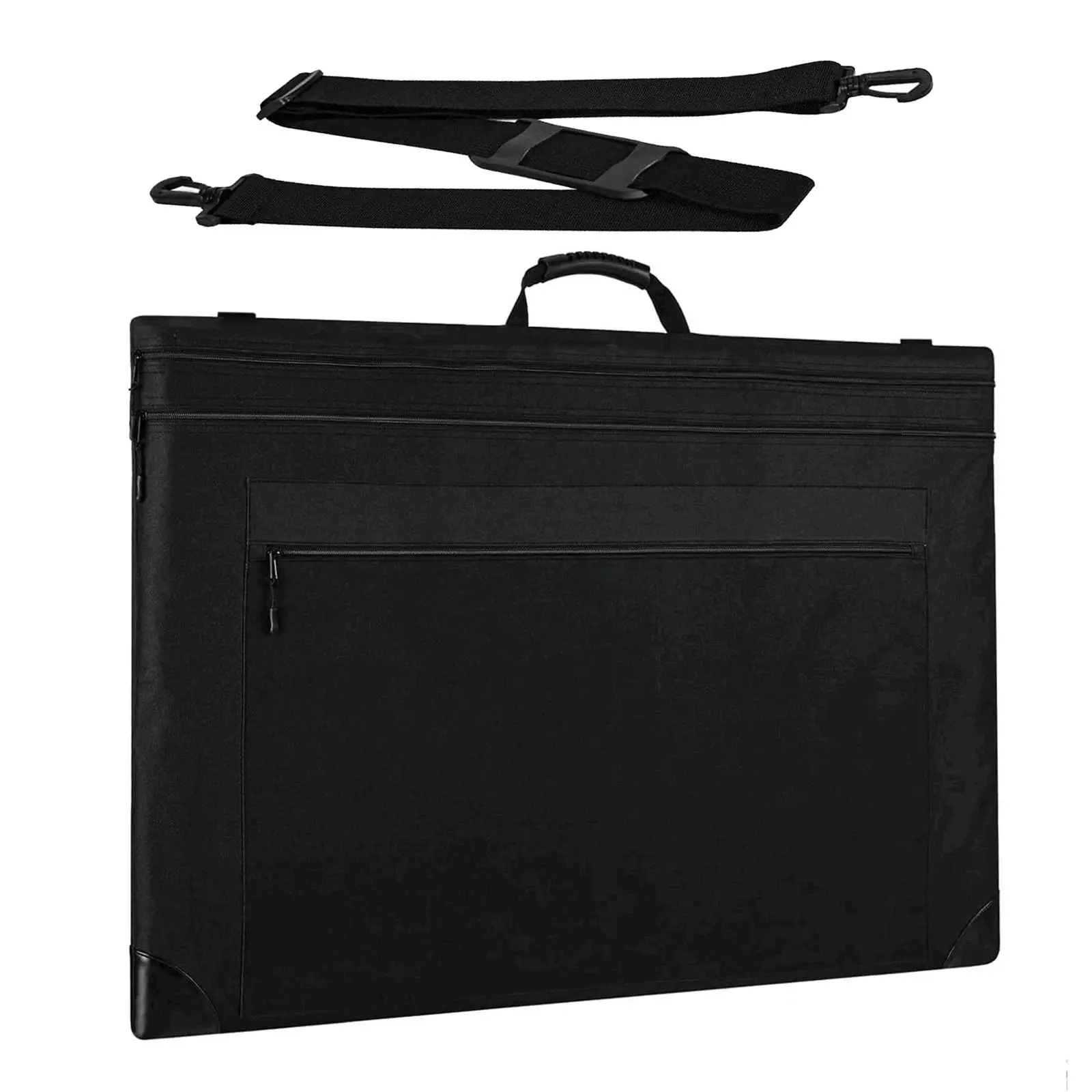 Light Weight Art Portfolio Bag Polyester Folder Bag with Strap Sketch Bag Waterproof Carrying Bag for Art Work Artist Painting