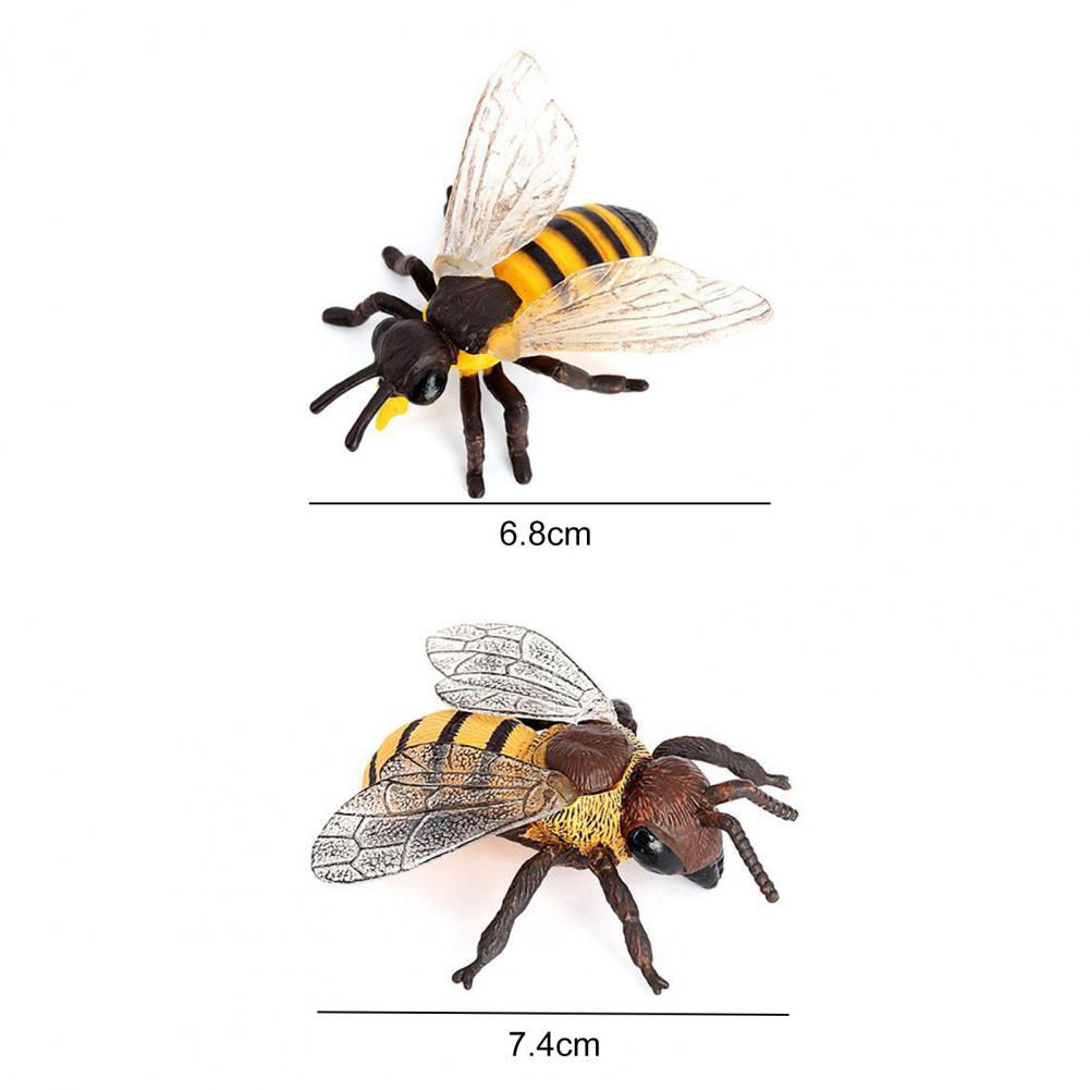 Реалистичная модель пчелы, реалистичная модель пчелы из ПВХ, миниатюрная  имитация пчелы, скульптура животного, домашний декор, модель пчелы |  AliExpress