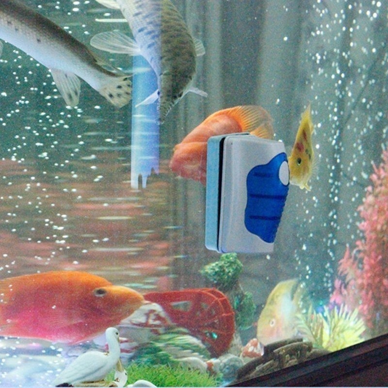 Title 3, Fish Tank Glass Scraper Cleaner Floating Aquari...