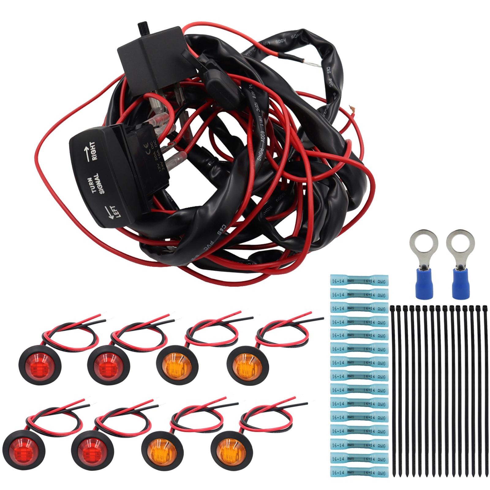 Turn signal Harness Harness LED Light for ATV High Performance