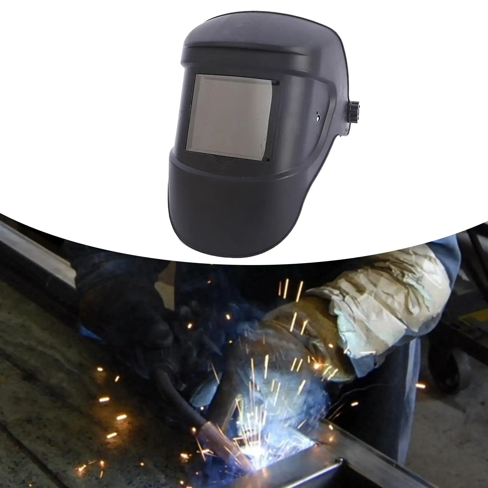 Solar Powered Welding Helmet Welder Mask Heat Resistant Welder Mask Hood for Sandblasting Polishing All Welding Applications