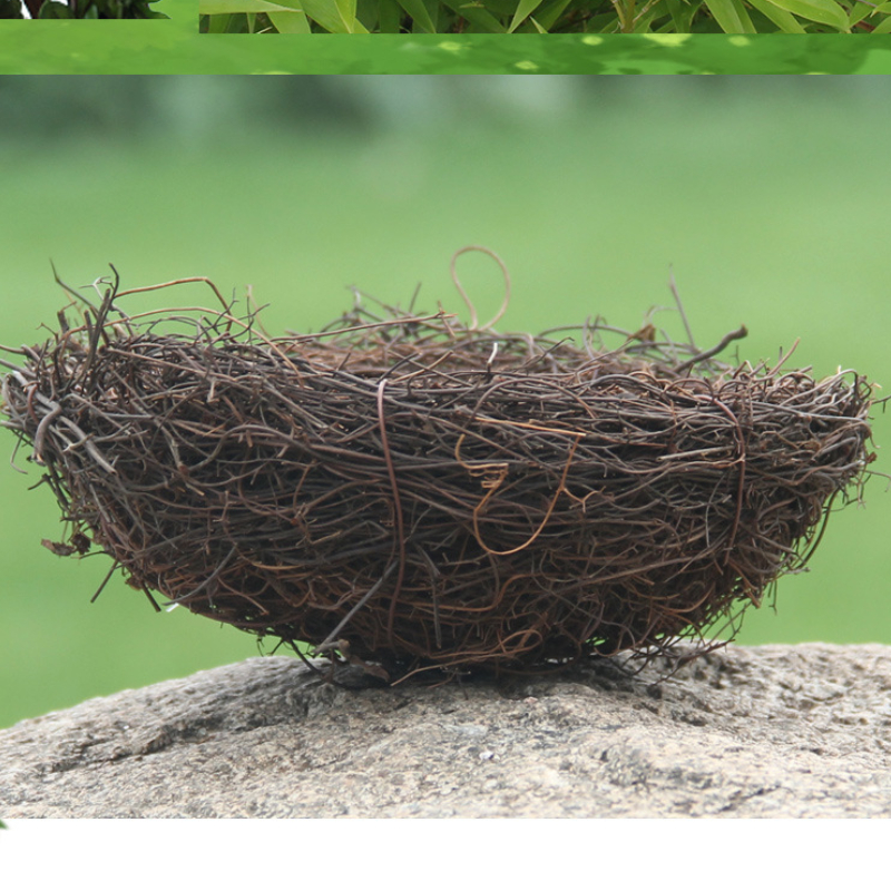 Title 9, Bird Cage Round Rattan Bird Nest Easter Handmad...