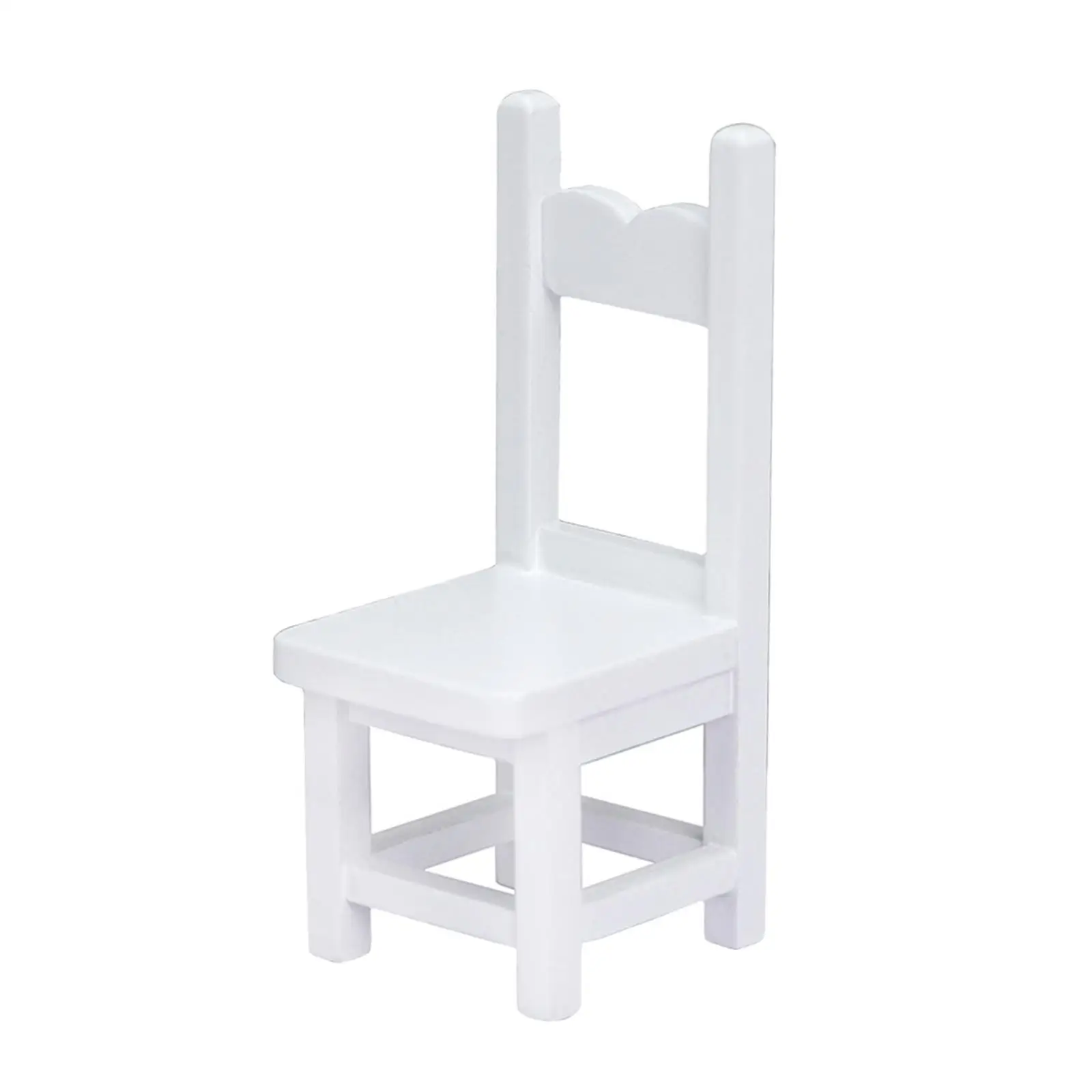 1:12TH Dollhouse Furniture Simulation Chair for Kitchen Decor Kids Gifts DIY