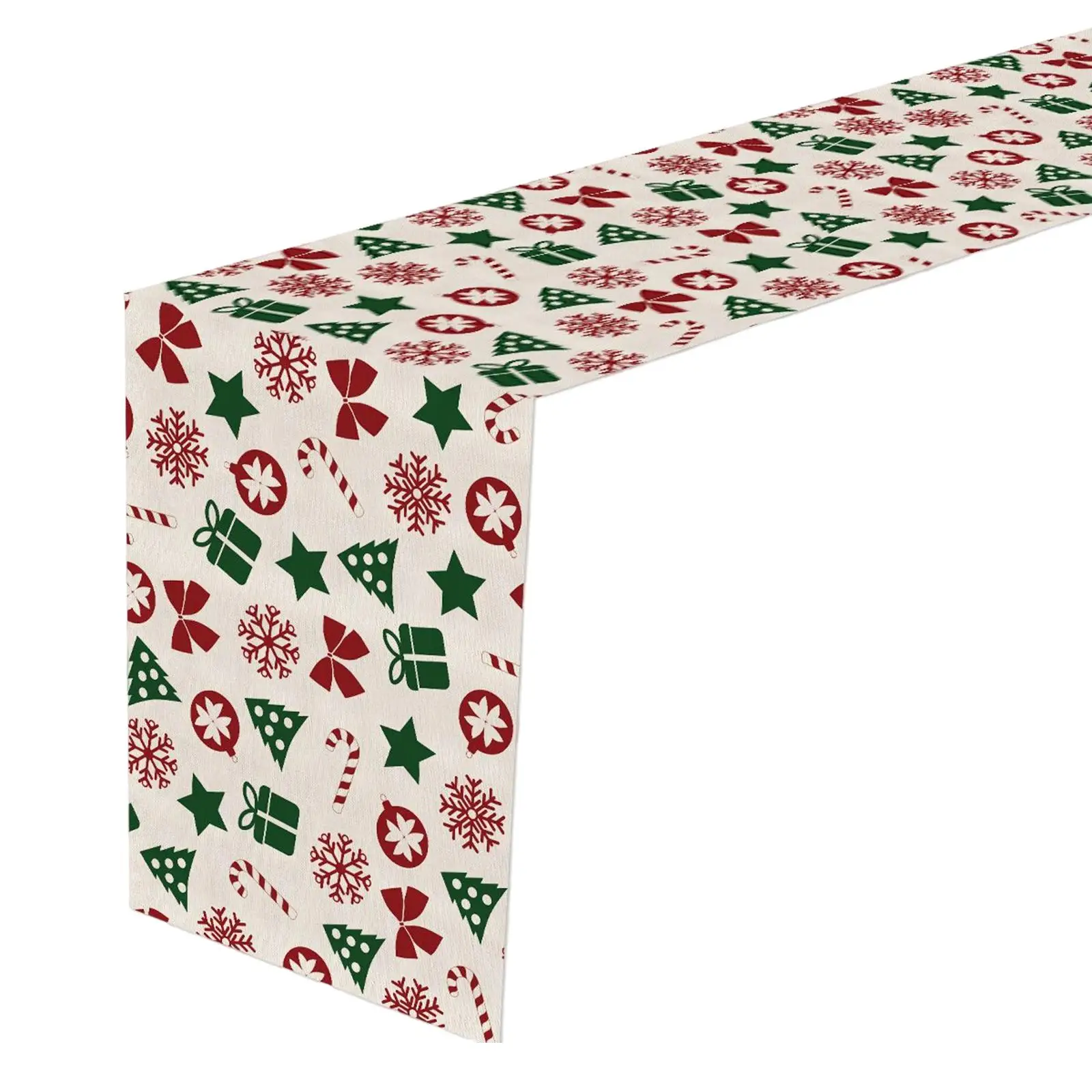 Linen Christmas table cloth dining Table Decoration for indoor