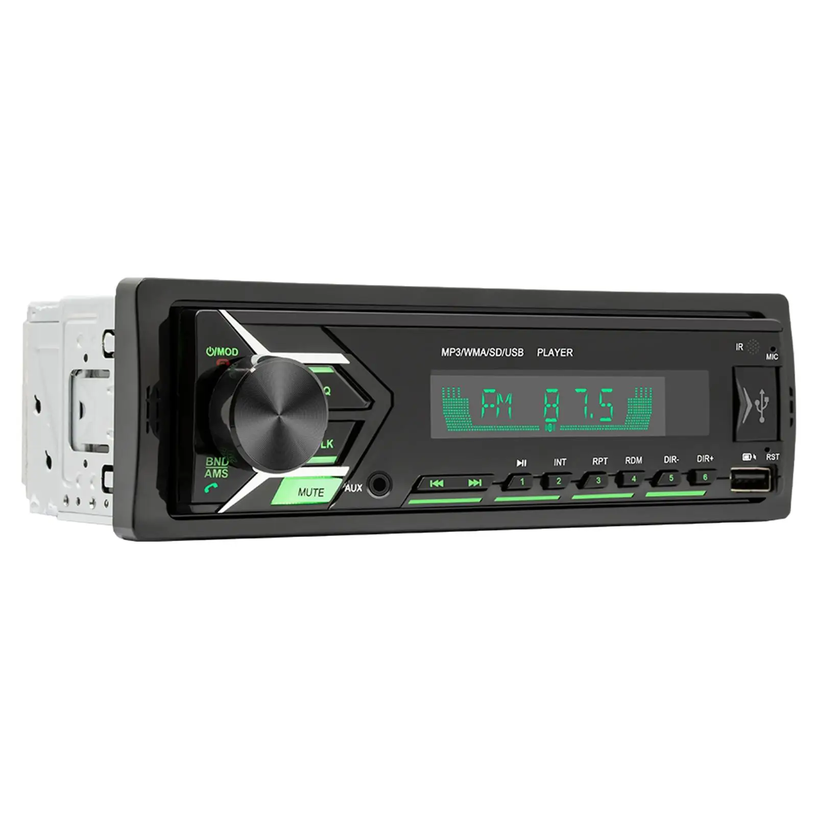  Digital Audio Car Stereo Radio Receiver Hands- Calling Built-in Microph Support / Remote Control, 7 Color