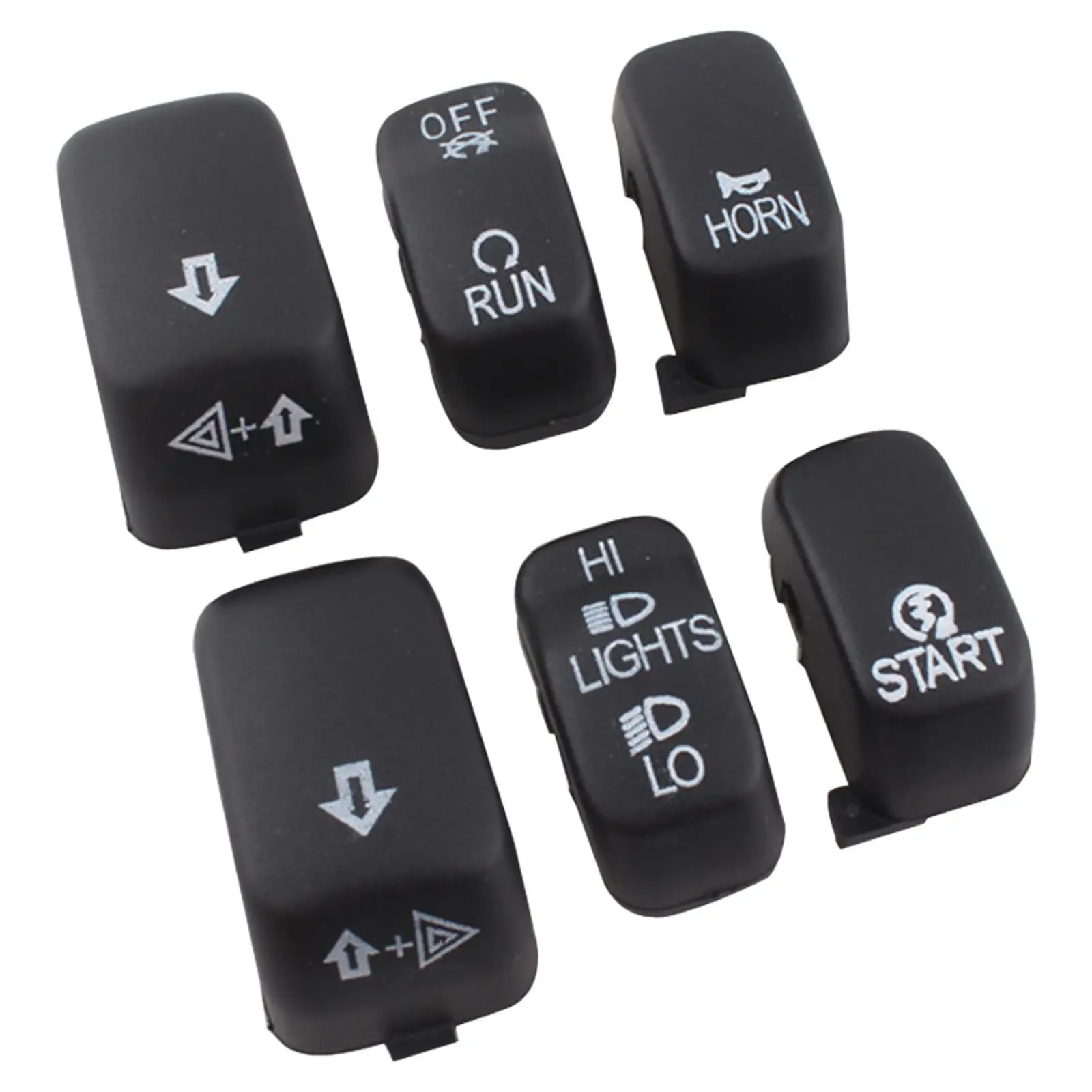 6Pcs Control Switch Housing Easy Installation Fit for Harley Electra Glide