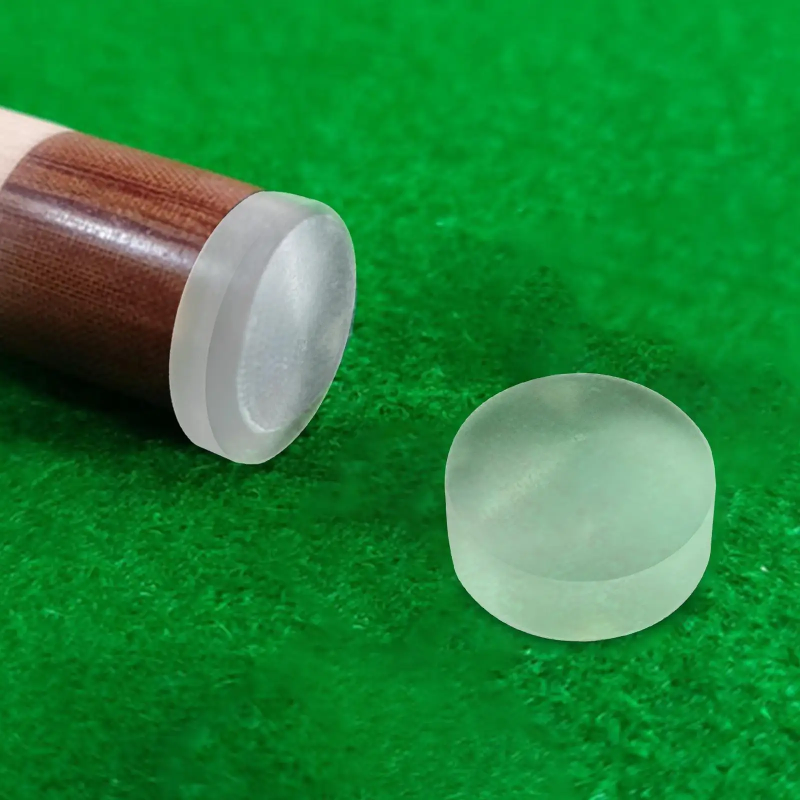 14mm Pool Cue Tip Durable 0.55in Repair Glue on Break Jump Tip Snooker Cue Tip for Snooker Billiards Pool Cue Tip Care Accessory