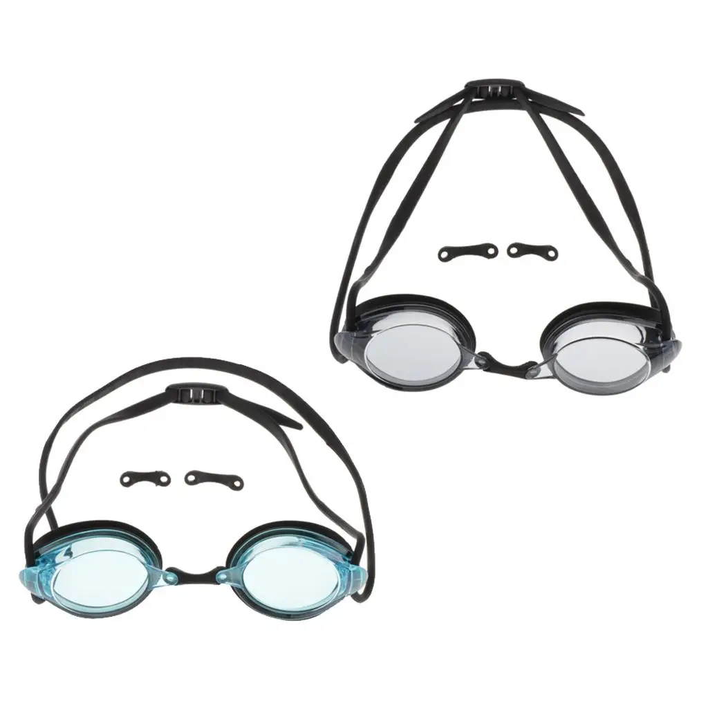 Waterproof Racing Swimming Goggles Adjustable Adult Swimmer Goggles Elastic