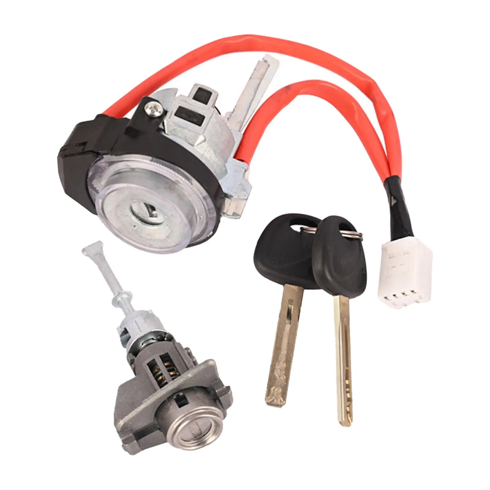 Full Door Lock Cylinder Ignition Switch 4 Line DK373 for Kia Sportage Durable Easy to Install Accessories Professional