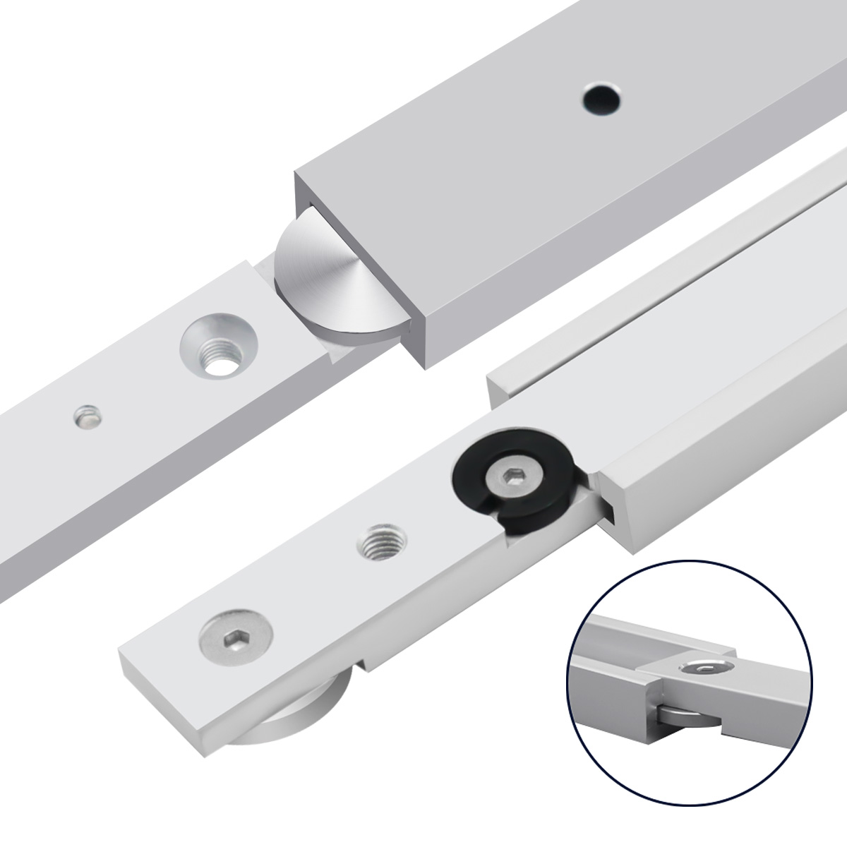 300mm Aluminium legierung t Spur Gehrung stange Schiebe tischs äge Gehrung lehre Stange Holz bearbeitungs werkzeuge Werkbank DIY – Detail 6
