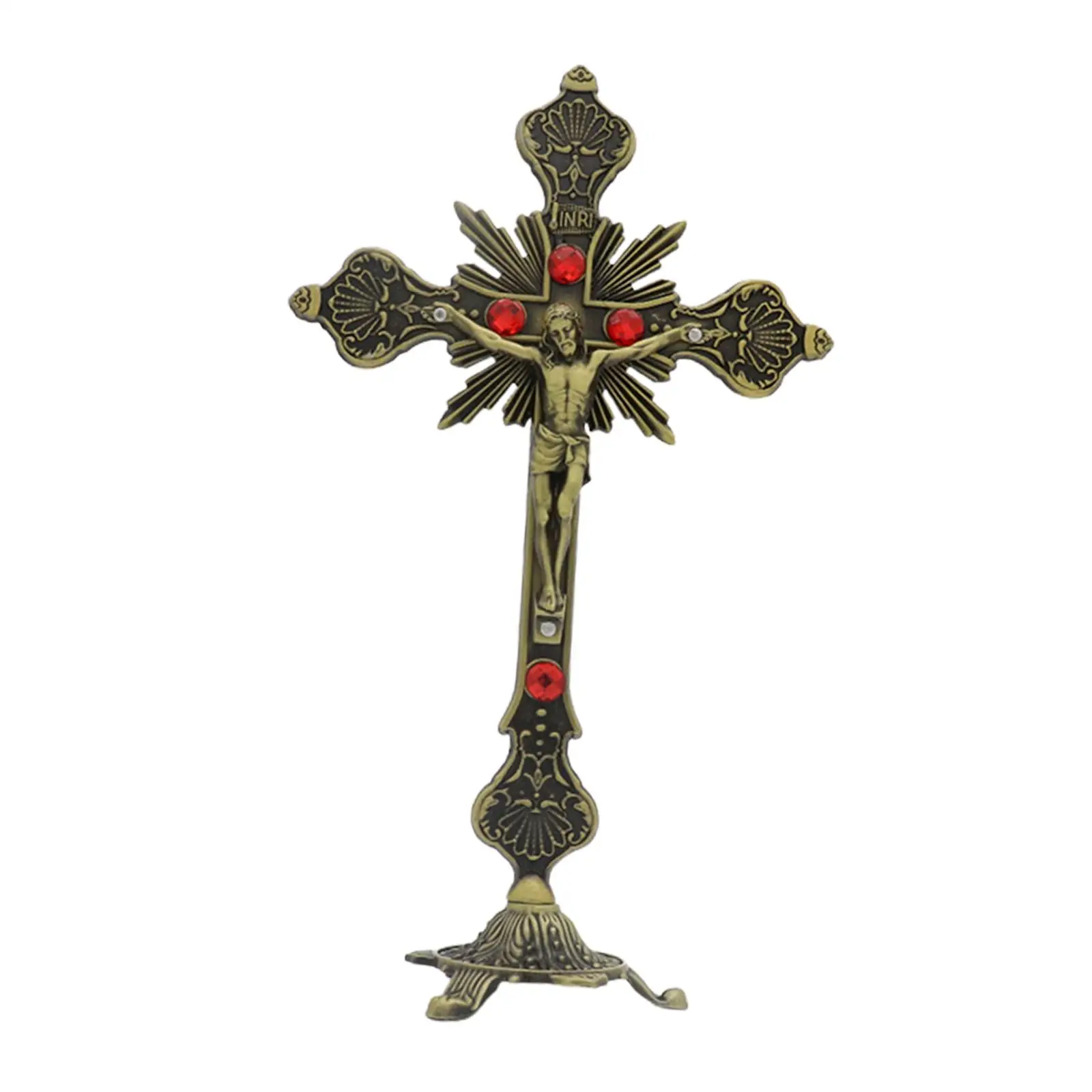 Hanging or Standing Crucifix 10