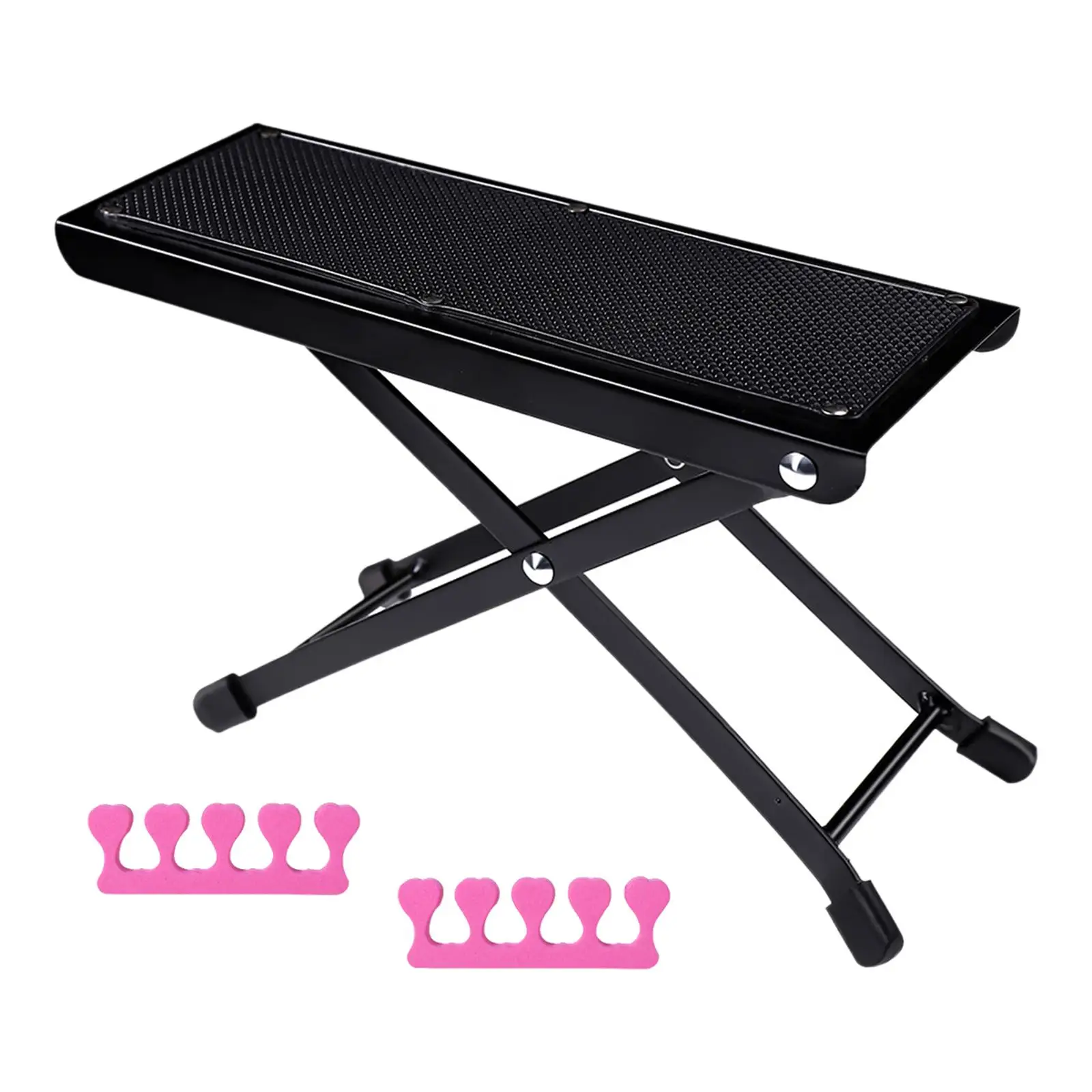 Pedicure Desk Footrest Non Slip Guitar Foot Rest for Home Nail Technician