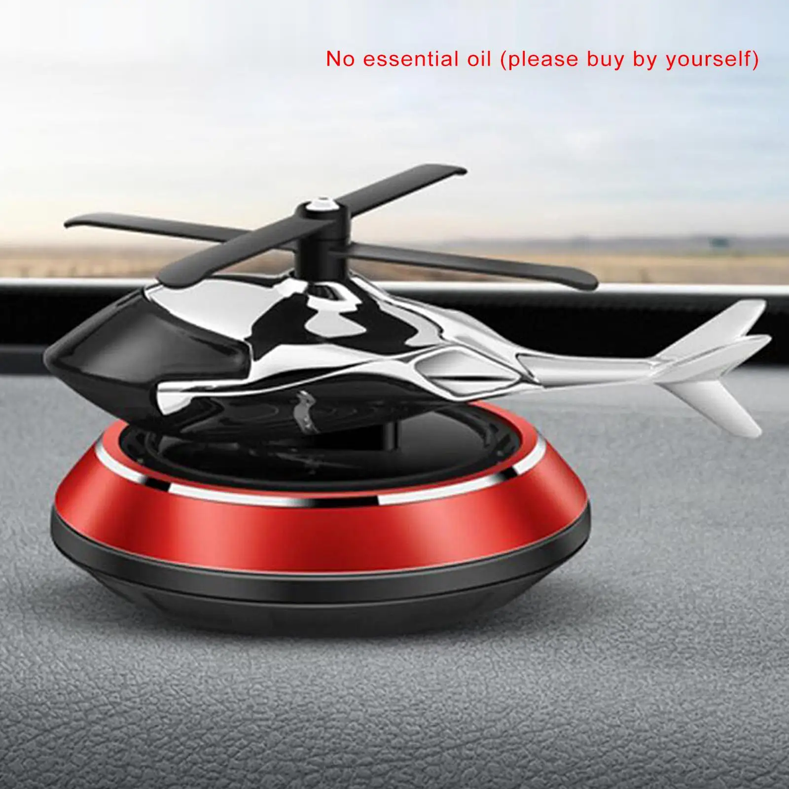 Solar Power Car Aroma Helicopter Model Car Diffuser Decoration for Home Car Interior Decor