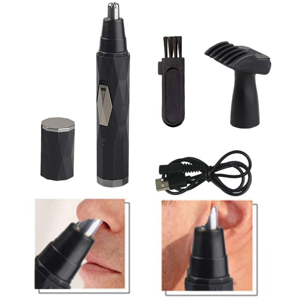 Shaving Nose Ear Trimmer USB Charging Clipper Remover for Men Facial Clean Travel