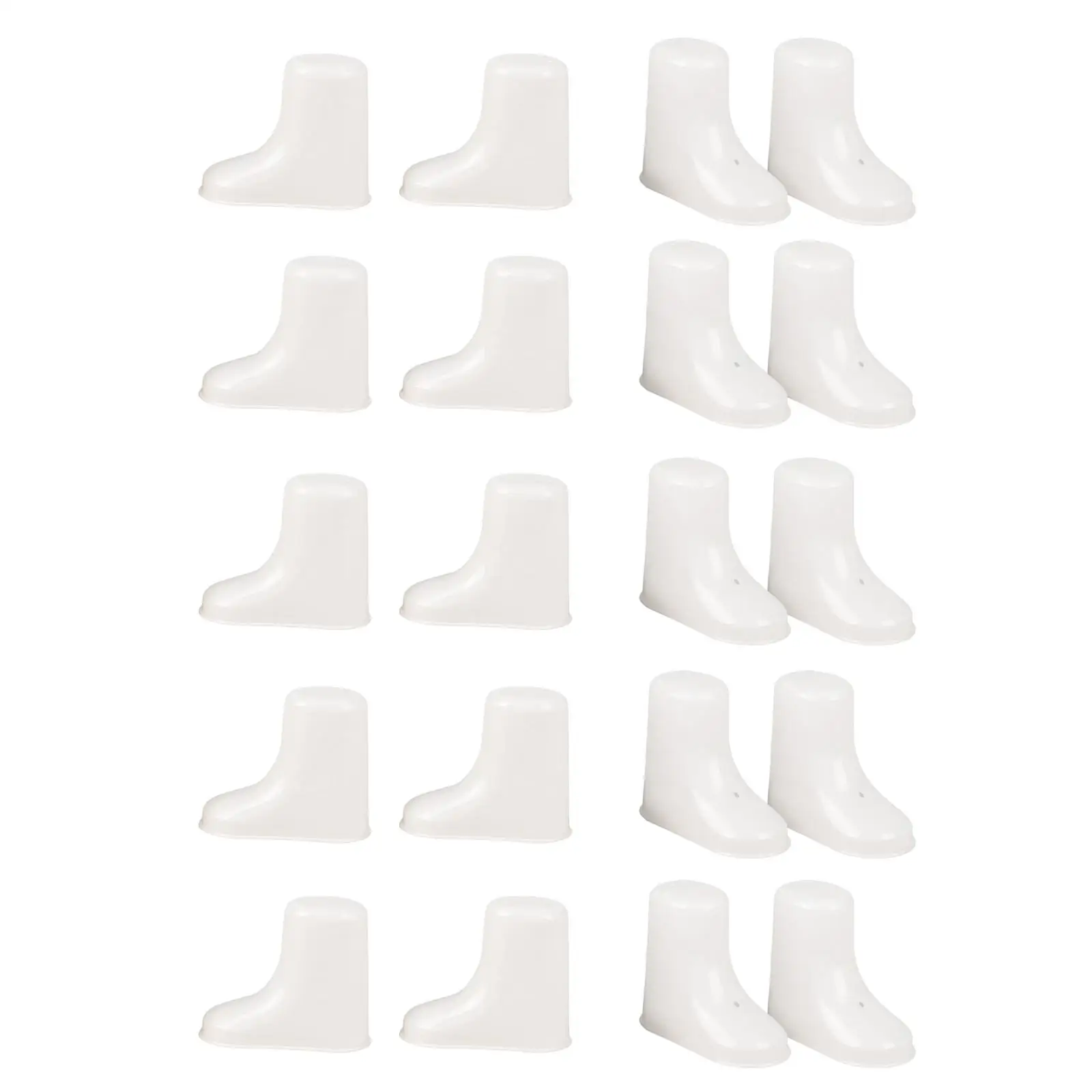 10 Pair Shoes Socks Display Stand Toddler Shoes Supports Toddler Booties Stand Foot Model Baby Feet Display for Display Supplies