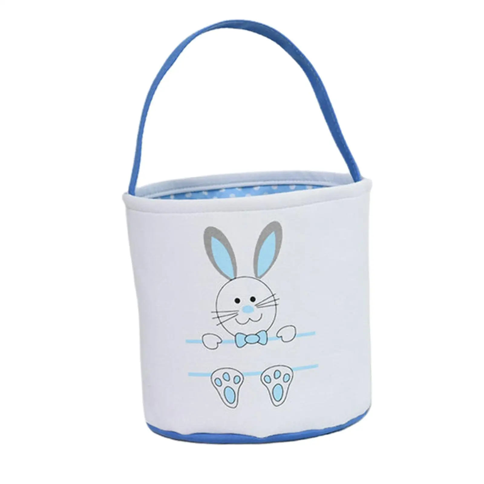 Lovely Easter Rabbit Buckets Storage Bag High Quality Personalized Tote Easter Bunny Basket for Children Holiday Party Decor