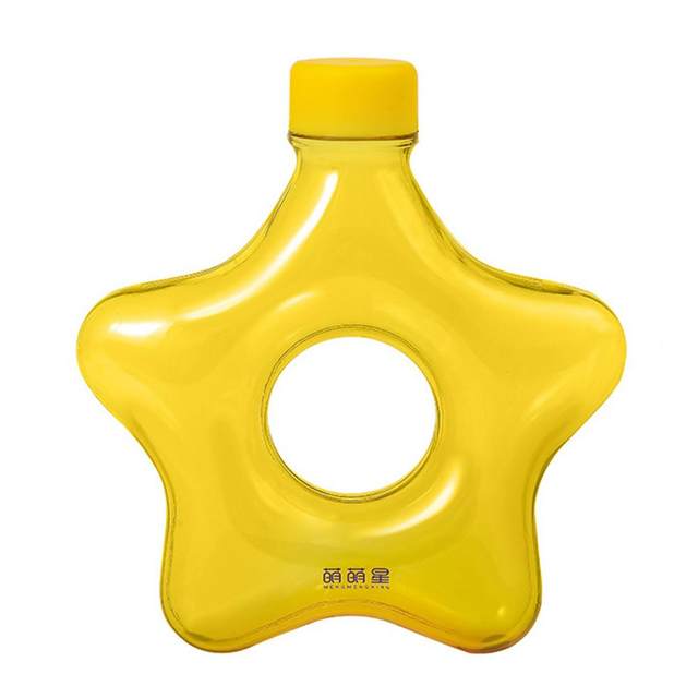 Creative Sphere Star Shaped Bottle Plastic Milk Drink Cup Water Bottle  Gifts