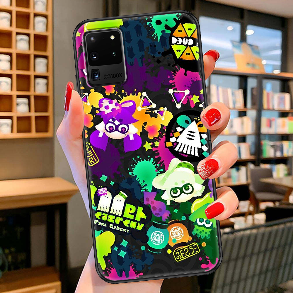 Чехол для телефона Game Splatoon для Samsung Galaxy Note 4 8 9 10 20 S8 S9  S10 S10E S20 Plus UITRA Ultra black 3D hoesjes tpu Etui | AliExpress