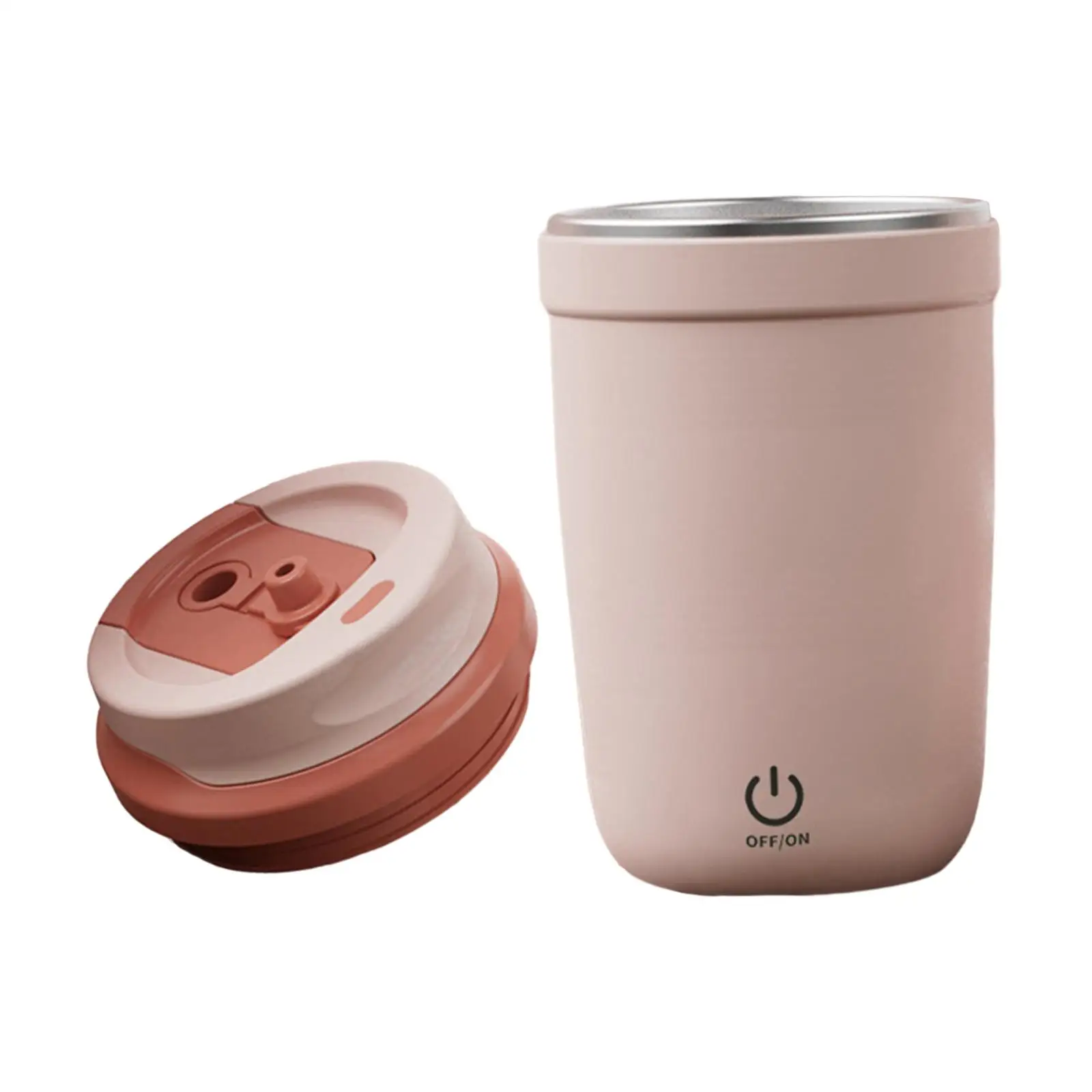 Self Mixing Coffee Tumbler Stainless Steel Chocolate Lemonade Milk Juice Coffee Cup for Car Gym Backpacking Bedroom Livingroom