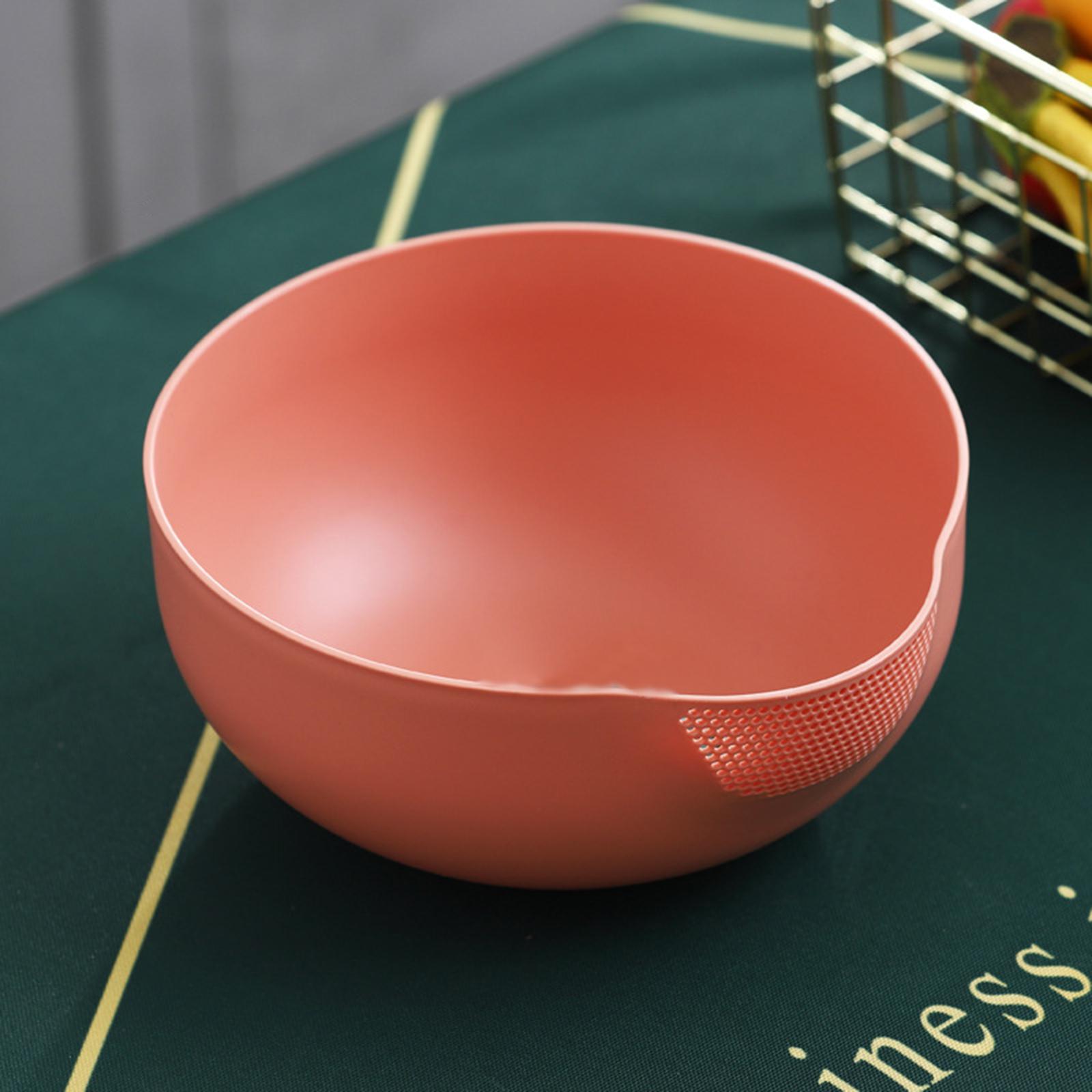 Vegetables Drain Basket Rice Washer Strainer Bowl for Pasta Veggies Rice Cleaning Washing
