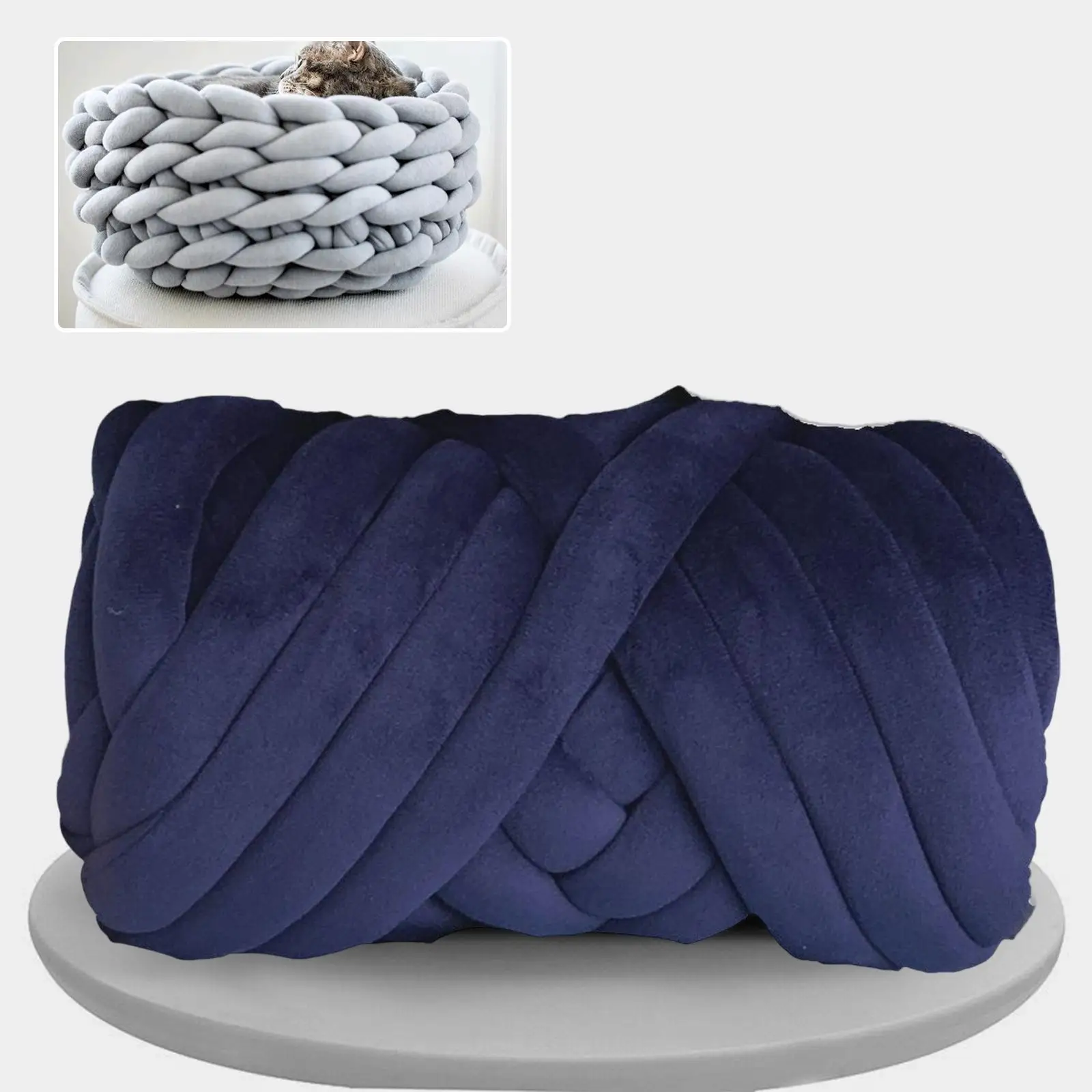 Chunky Yarn Giant Wool Yarn Hand Knitting for Throw Blanket Pillow