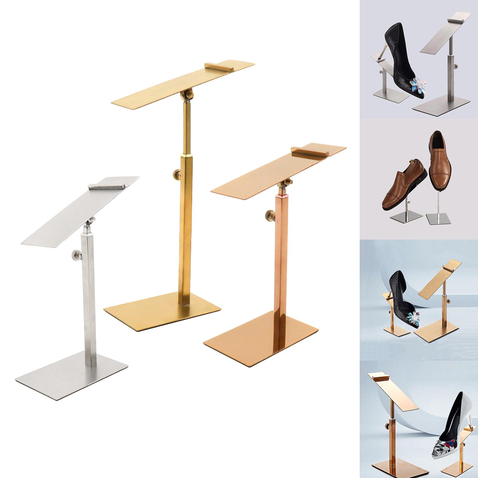 Shoes Display Stand Sturdy Heavy Base Stable Men Leather Shoe Shelf Sandal Store Display Shoe Rack Organizer for Shop Desktop