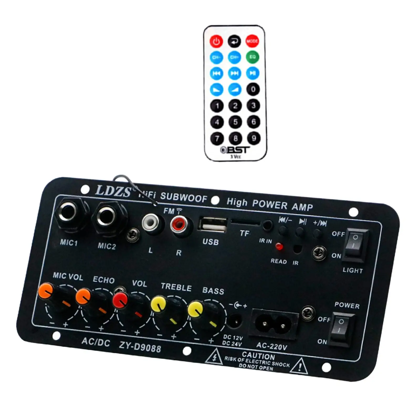 Microphone Karaoke Power Amplifier Board Premium Digital Audio Amplifier Board for Tv Laptops Motorcycles KTV Speaker