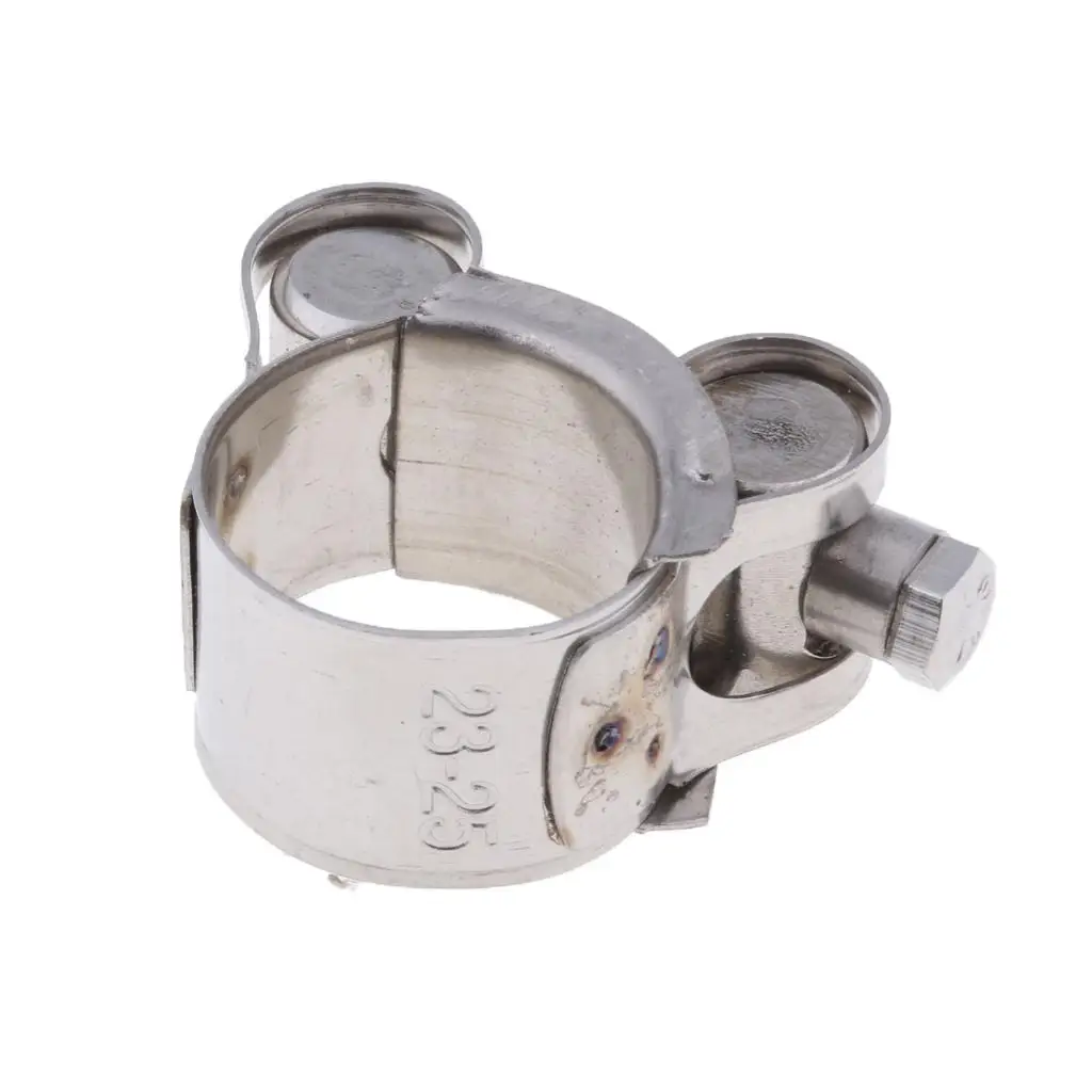 Stainless Steel Motorcycle Exhaust Pipe   Clamp (23-25mm)