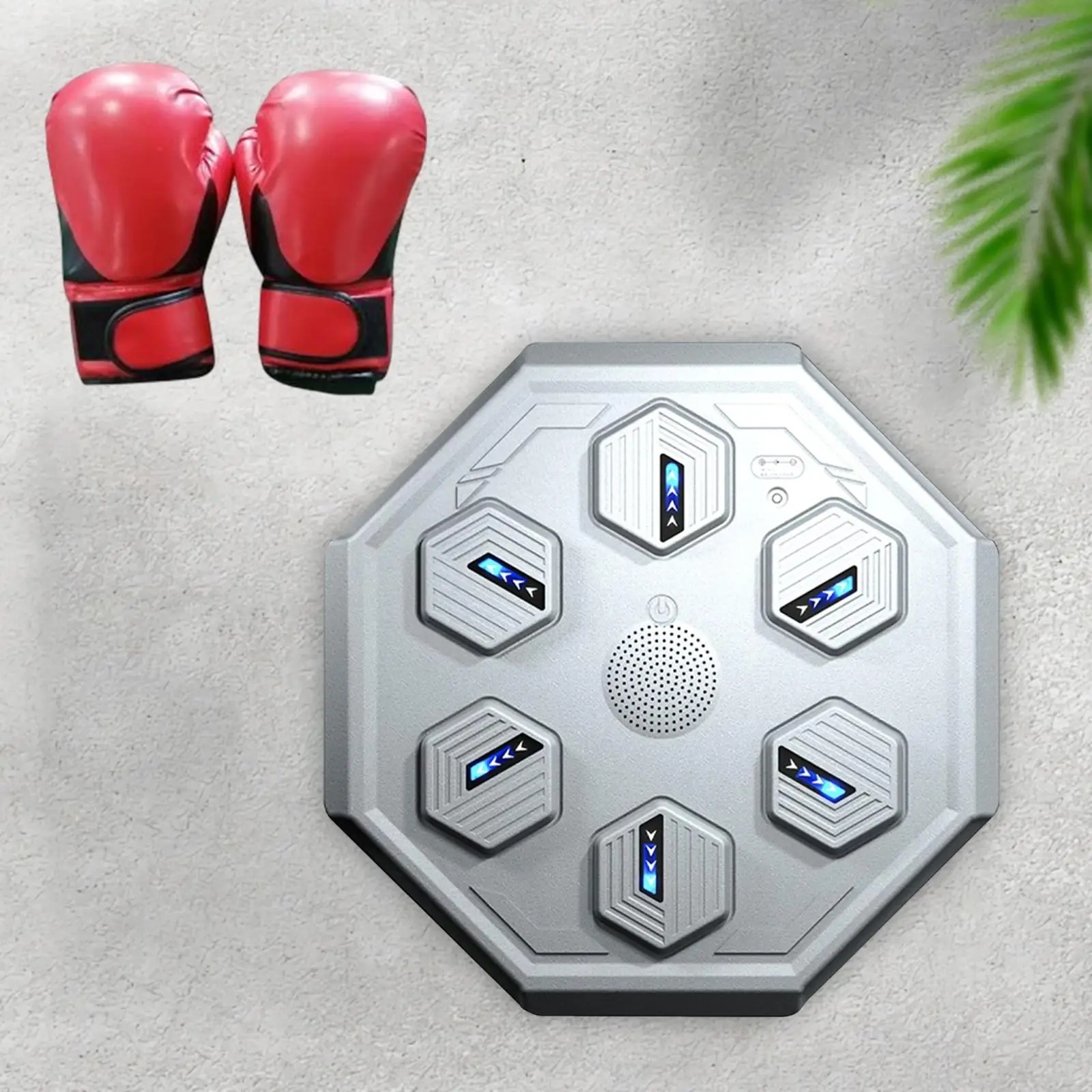 Electronic Music Boxing Wall Target Wall Mounted Punching Pad Boxing Trainer Household Machine for Fitness Agility Boxing Sports
