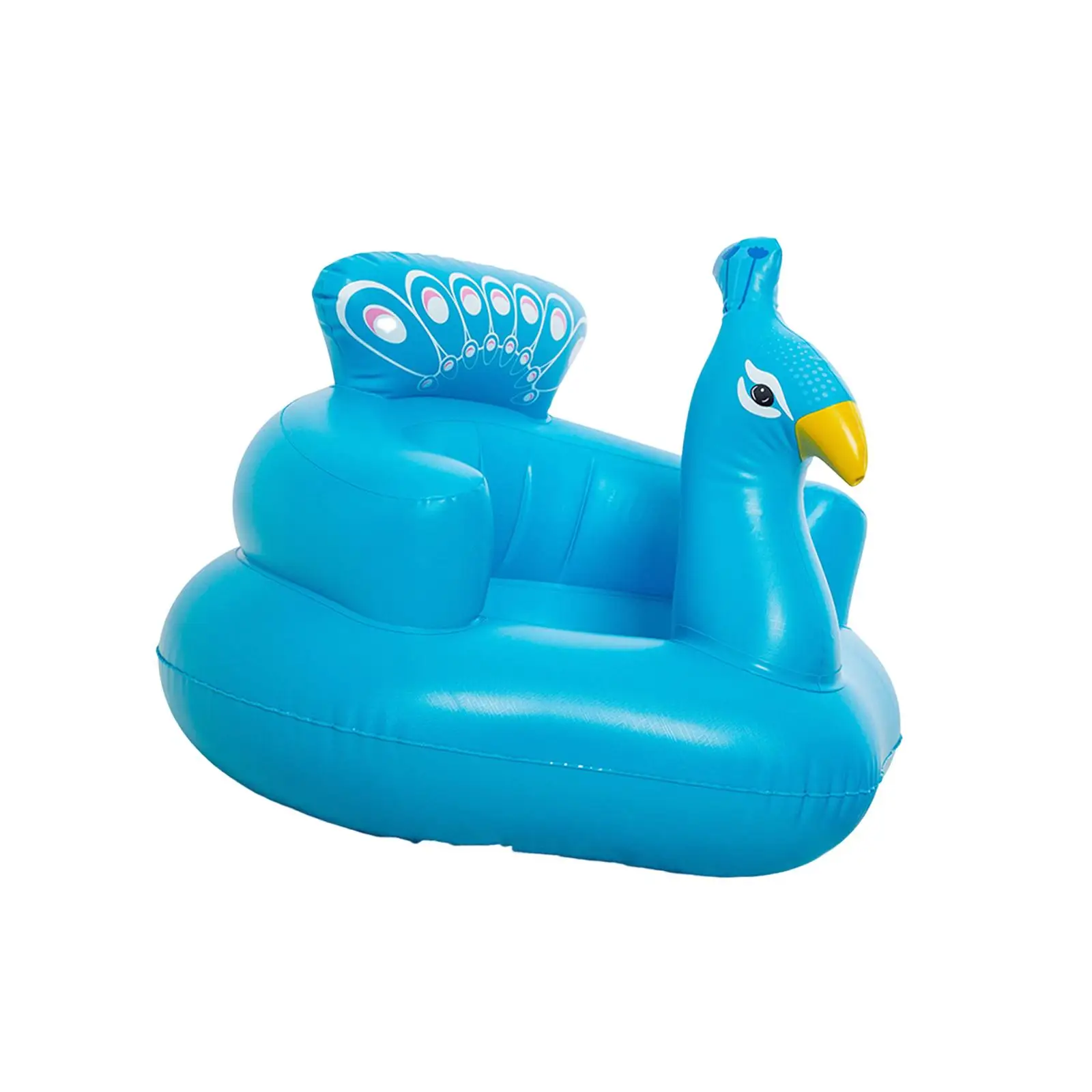 Baby Inflatable Seat Infant Back Support Sofa Floor Seat Playing Game Toy Inflatable Baby Seat for Sitting up Baby Shower Chair