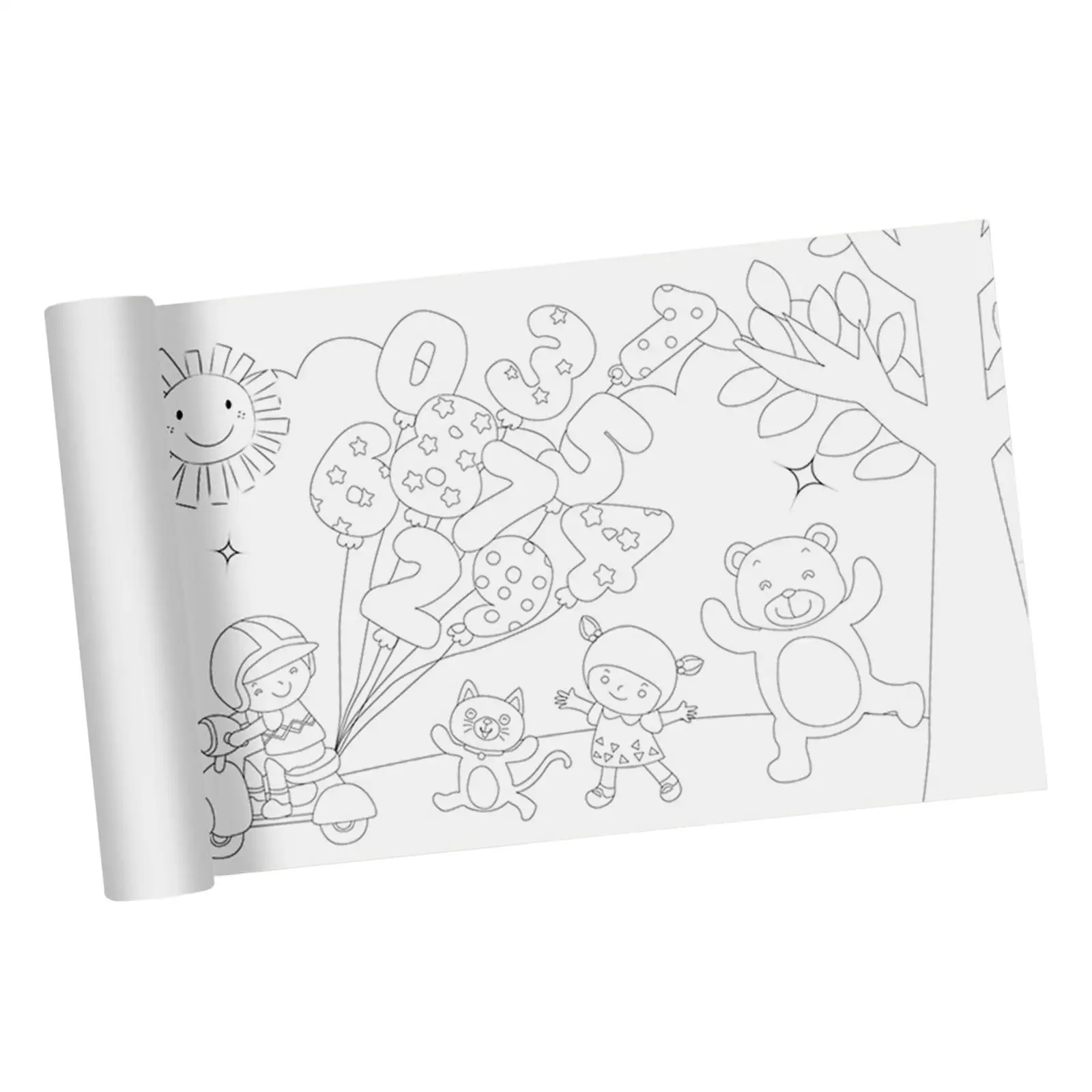 Children Colouring Roll Supplies Essential Enlightenment Coloring Paper Roll