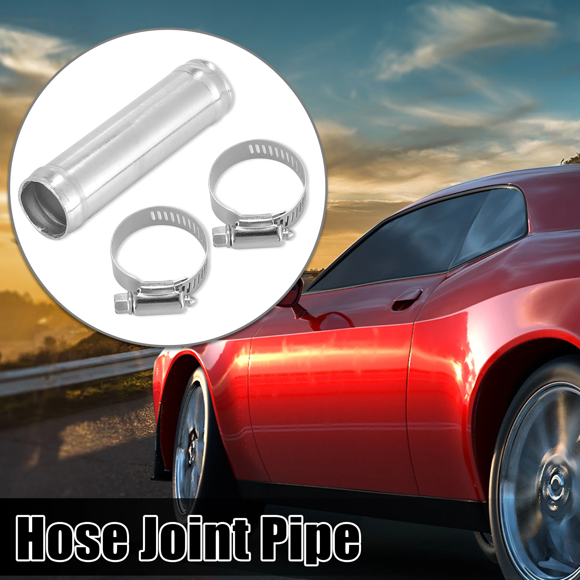 Tubo de unión de manguera de aluminio plateado para intercooler de automóvil