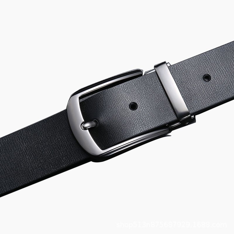 Luxus Herren gürtel Echt ledergürtel Nadel schnalle Hochwertiger Gürtel für Herren Designer Freizeit mode Herren bund – Detail 4
