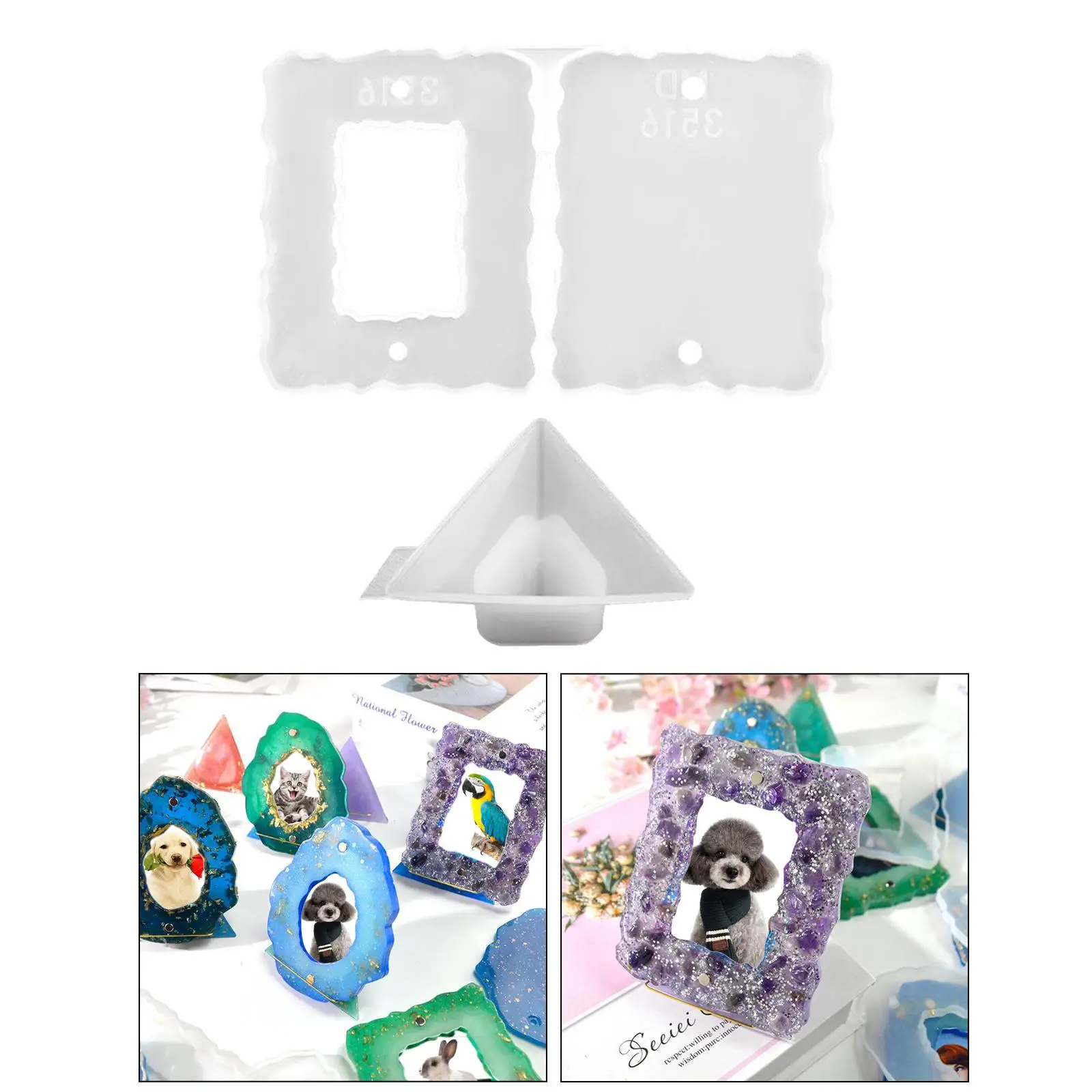 Photo Frame Resin Casting DIY Jewelry Crafting  