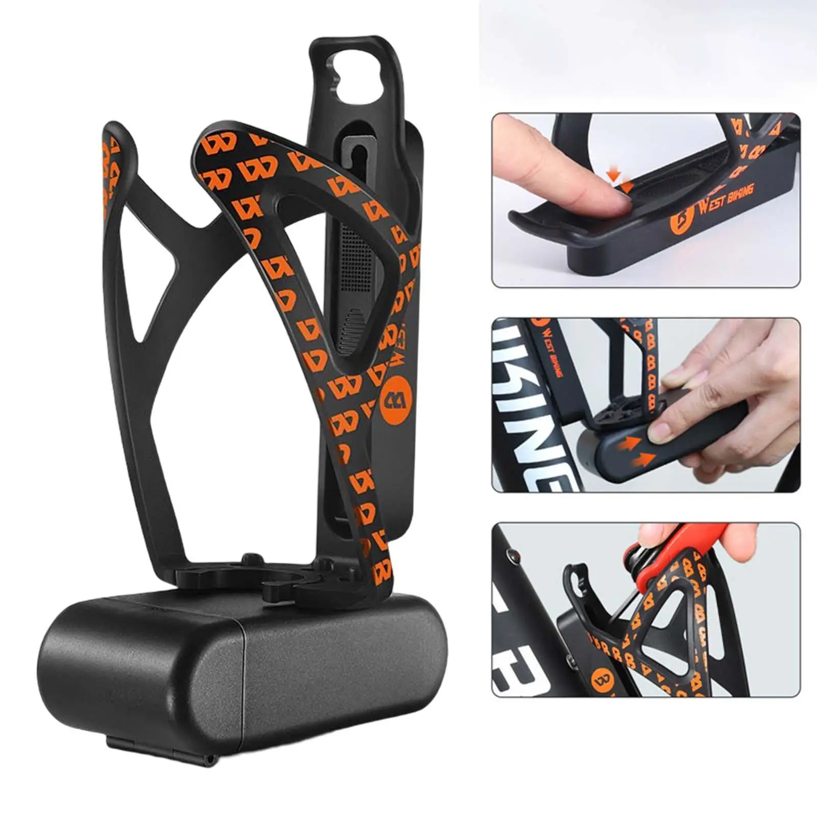 Bicycle Water Bottle Holder Cages W/ Tire Stick for Bike Cycling Equipment Outdoor Bottle Tire Lever Cycling Accessories