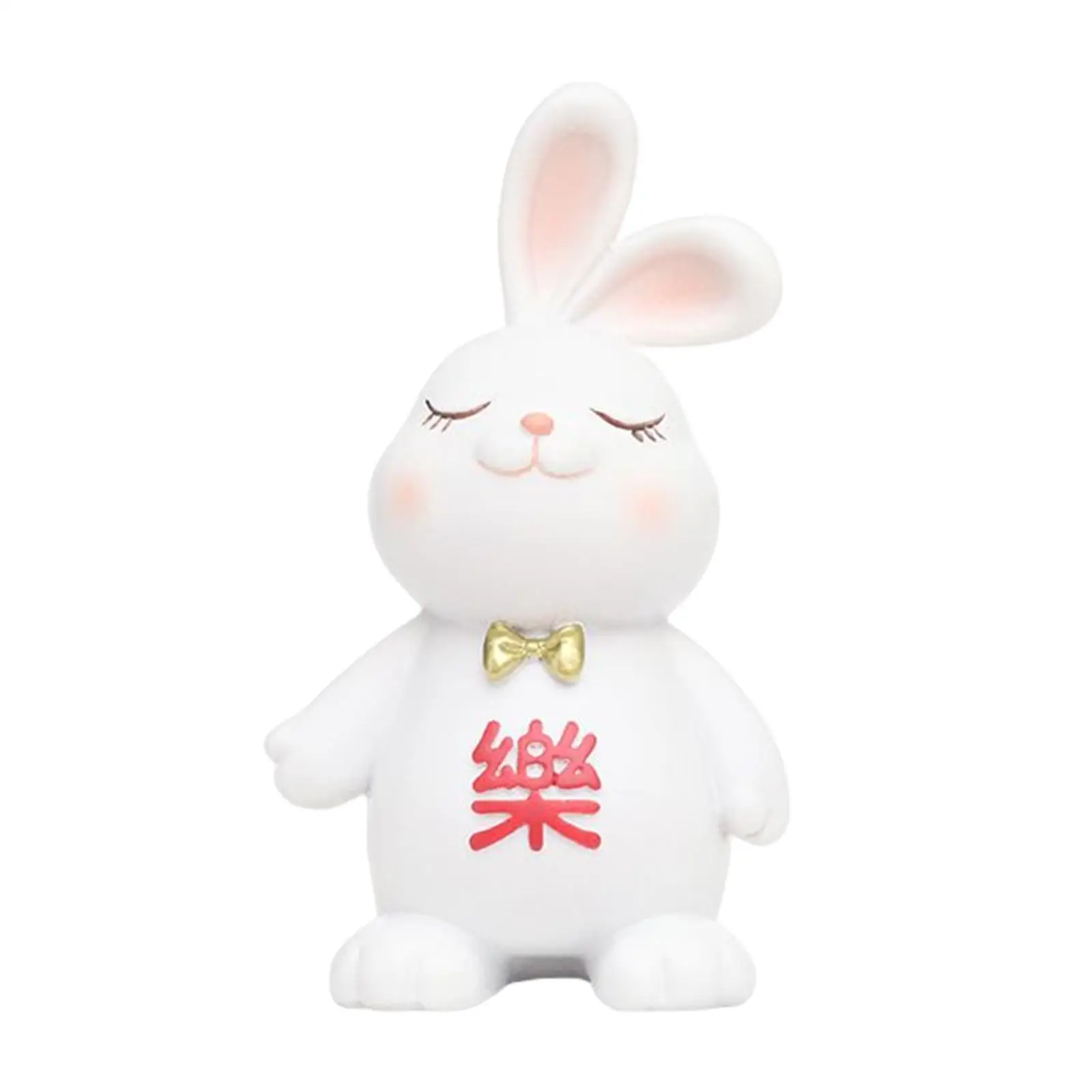 Bunny Resin Figurines Weddings Collectible Rabbit Statue for Decors Window