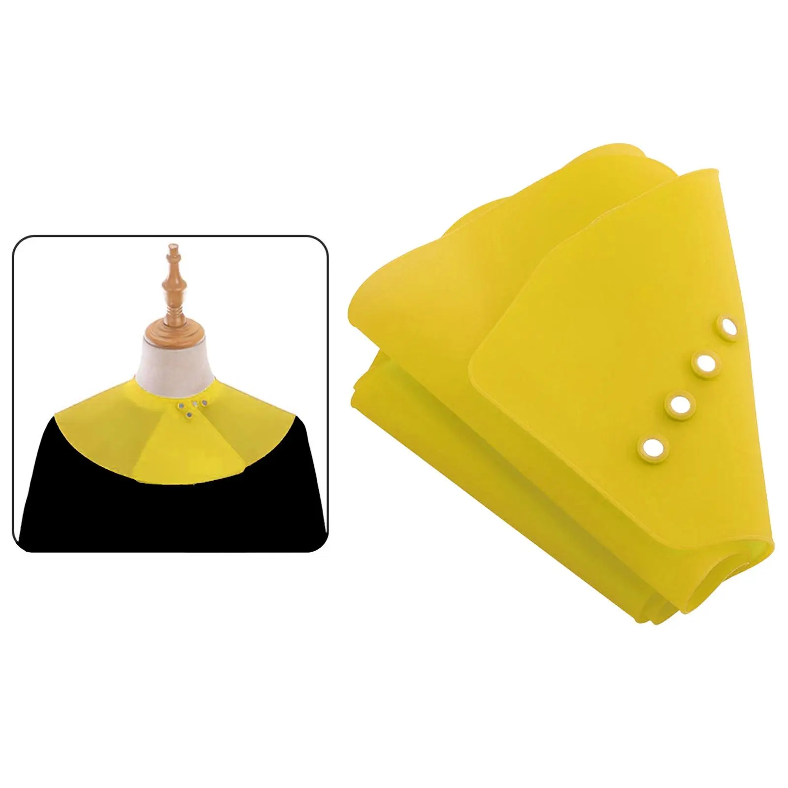 Hair Cutting Collar Silicone Hairdressing Pad Collar Cape Neck Wrap Guard for Salon Hairdresser Neck Guard Cape