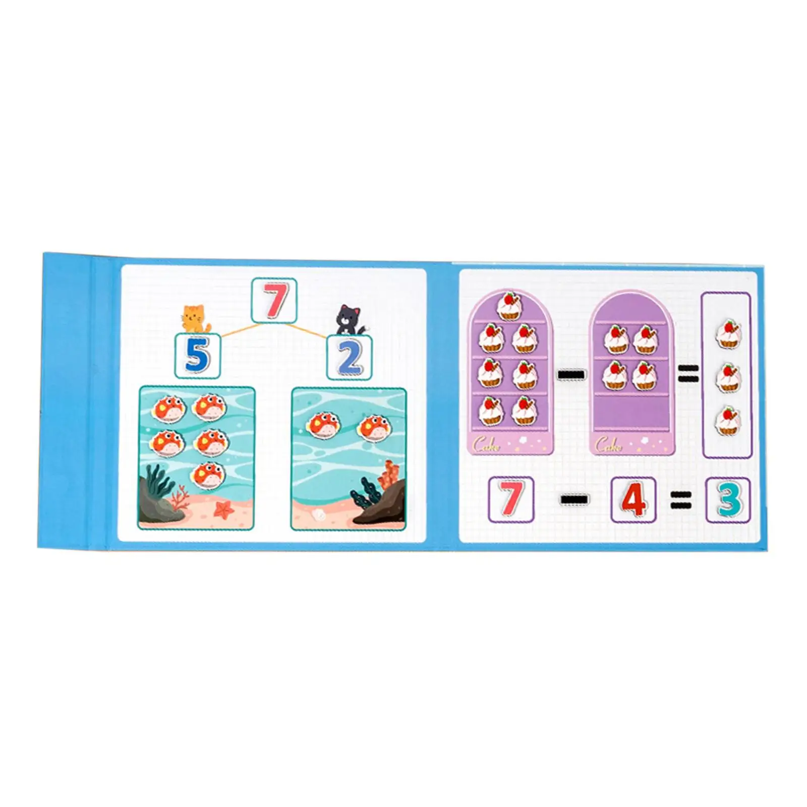 Kids Math Arithmetic Toy Educational Numbers Decomposition Math Toys Counting Toy for Activities Teaching Elementary Girls Boy