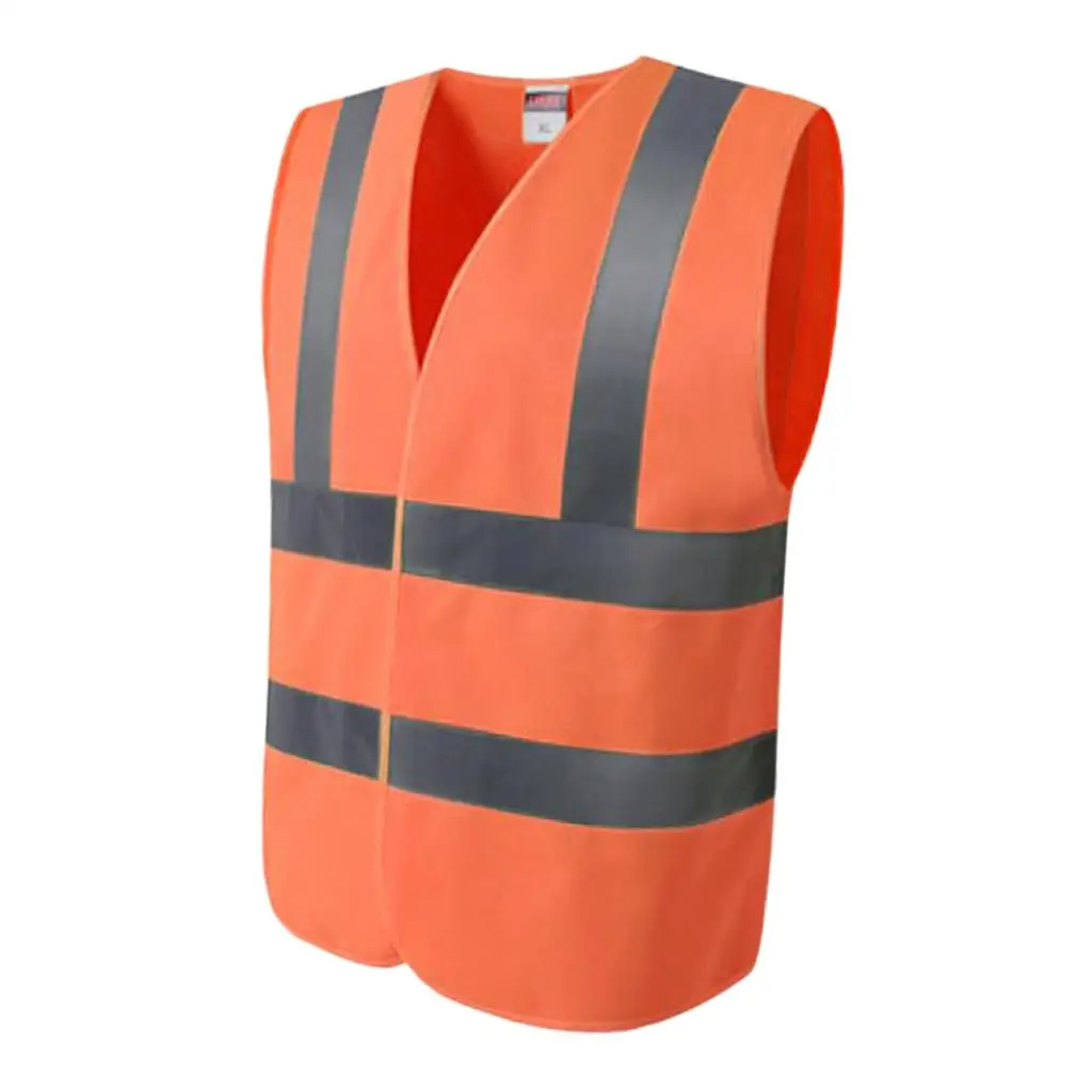 Reflective Safety Vest, Bright Neon Color with Reflective Strips XL 2 Colors Available