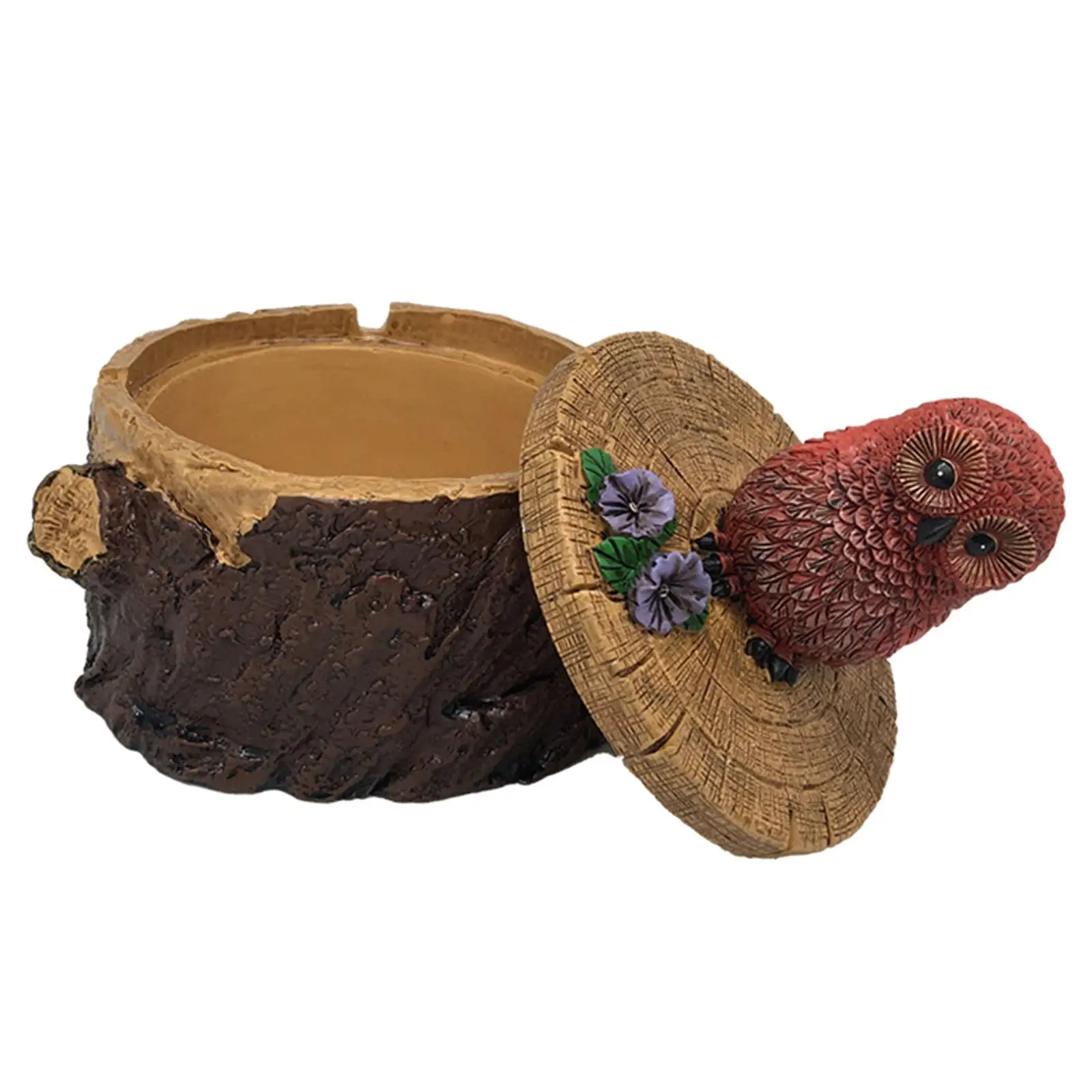 Animal Ashtray Decorative with Lid Accessories Gift Stable Retro Creative Novelty Organizer for Household Garden Desktop Outdoor