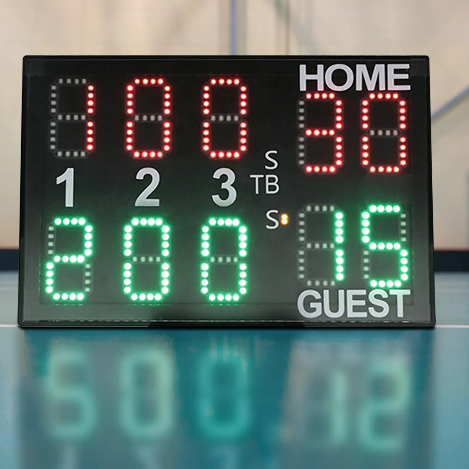 Indoor Electronic Digital Scoreboard Tennis Boxing Stopwatch Time Counting Foul Count for Basketball Volleyball Games Judo