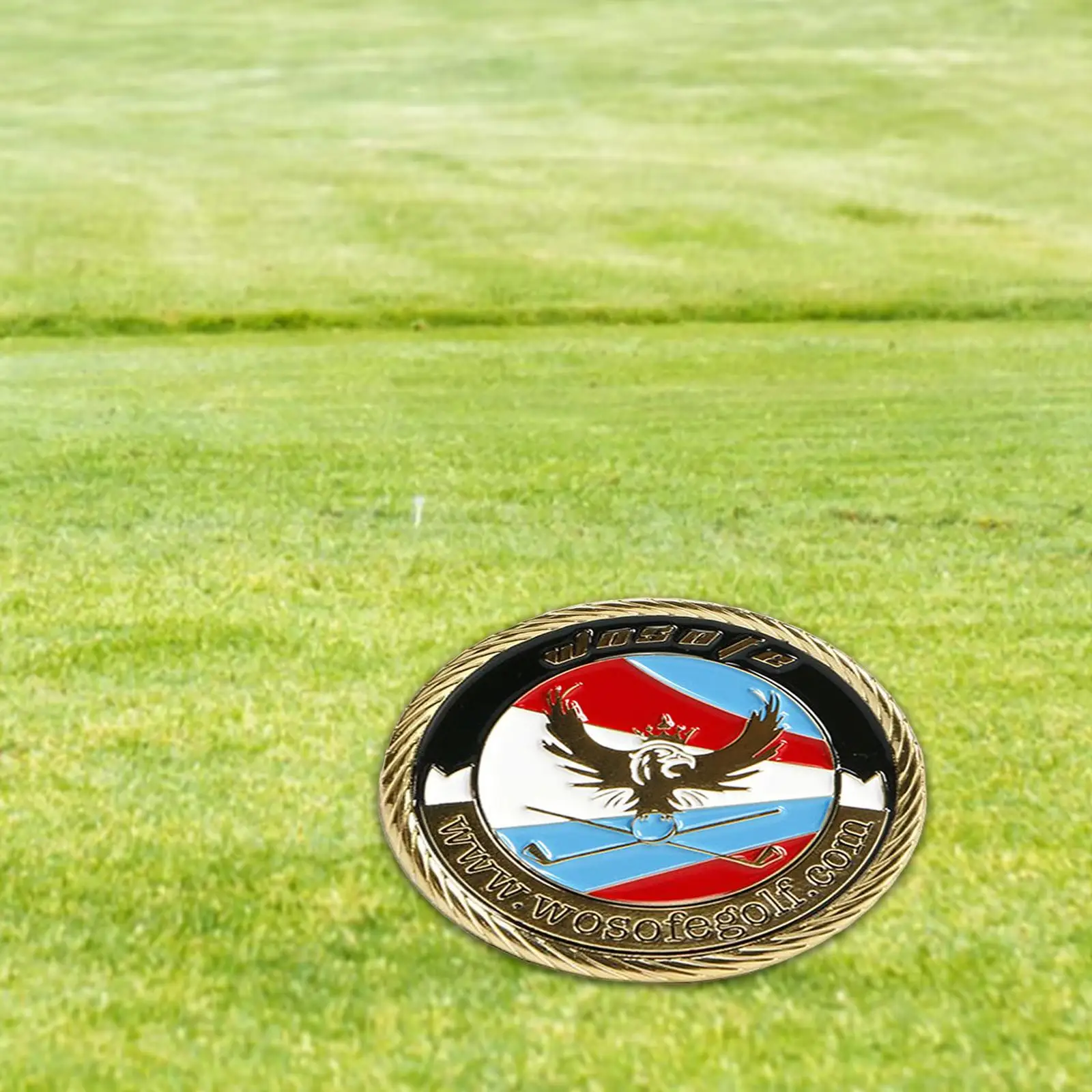 Zinc Alloy Golf Ball Marker Magnetic Putt Sign Putting Position Mark Keepsake Golfer Gift Accessories