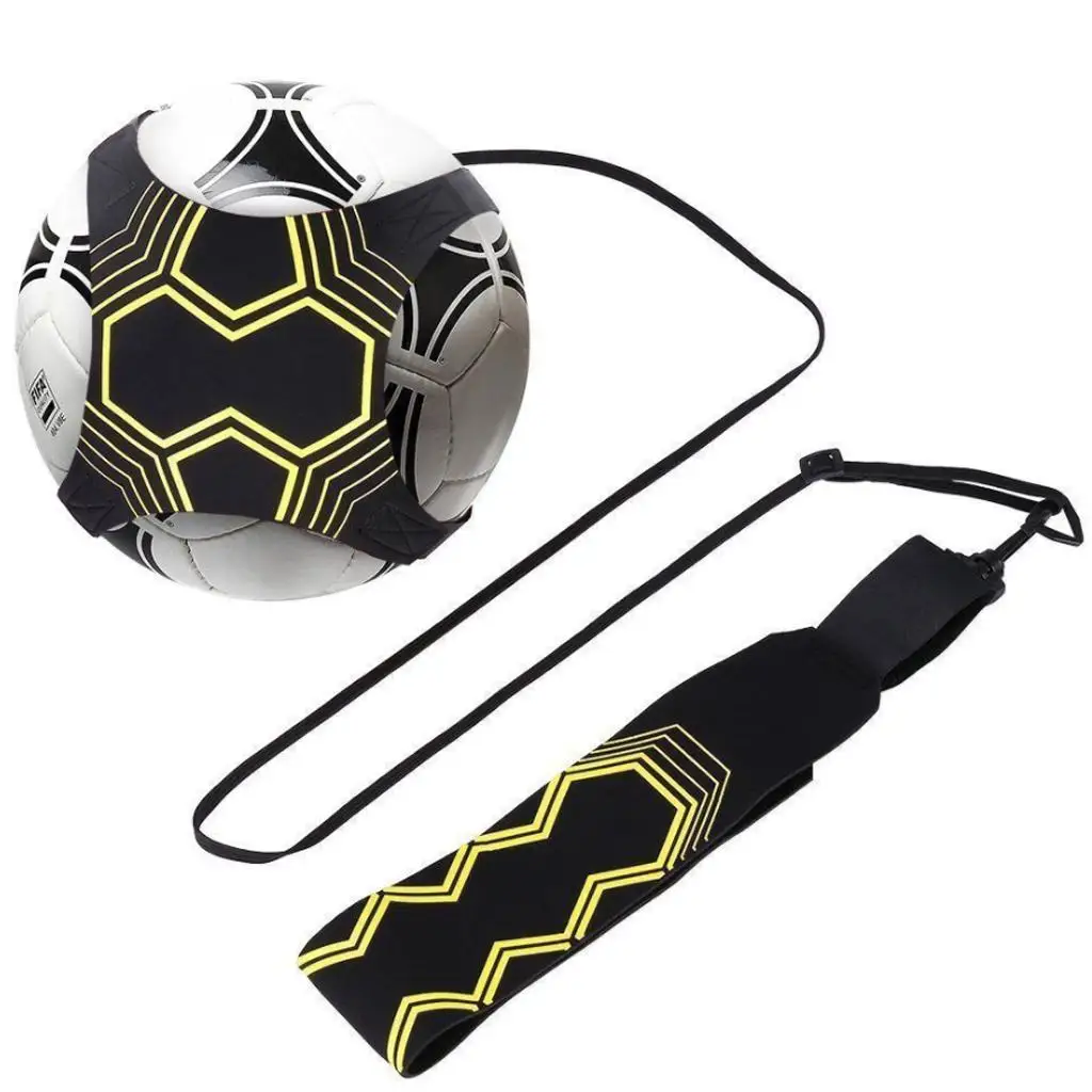Soccer Trainer, Hands  Ball Training  Fits Ball Size 3, 4, and 5 (Black)