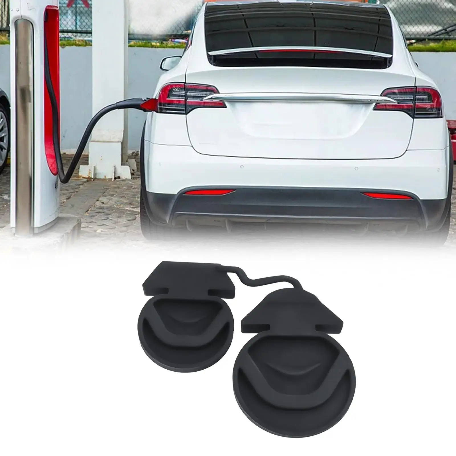 Charging Port Protective Cover Silicone for Tesla Model Y Model 3