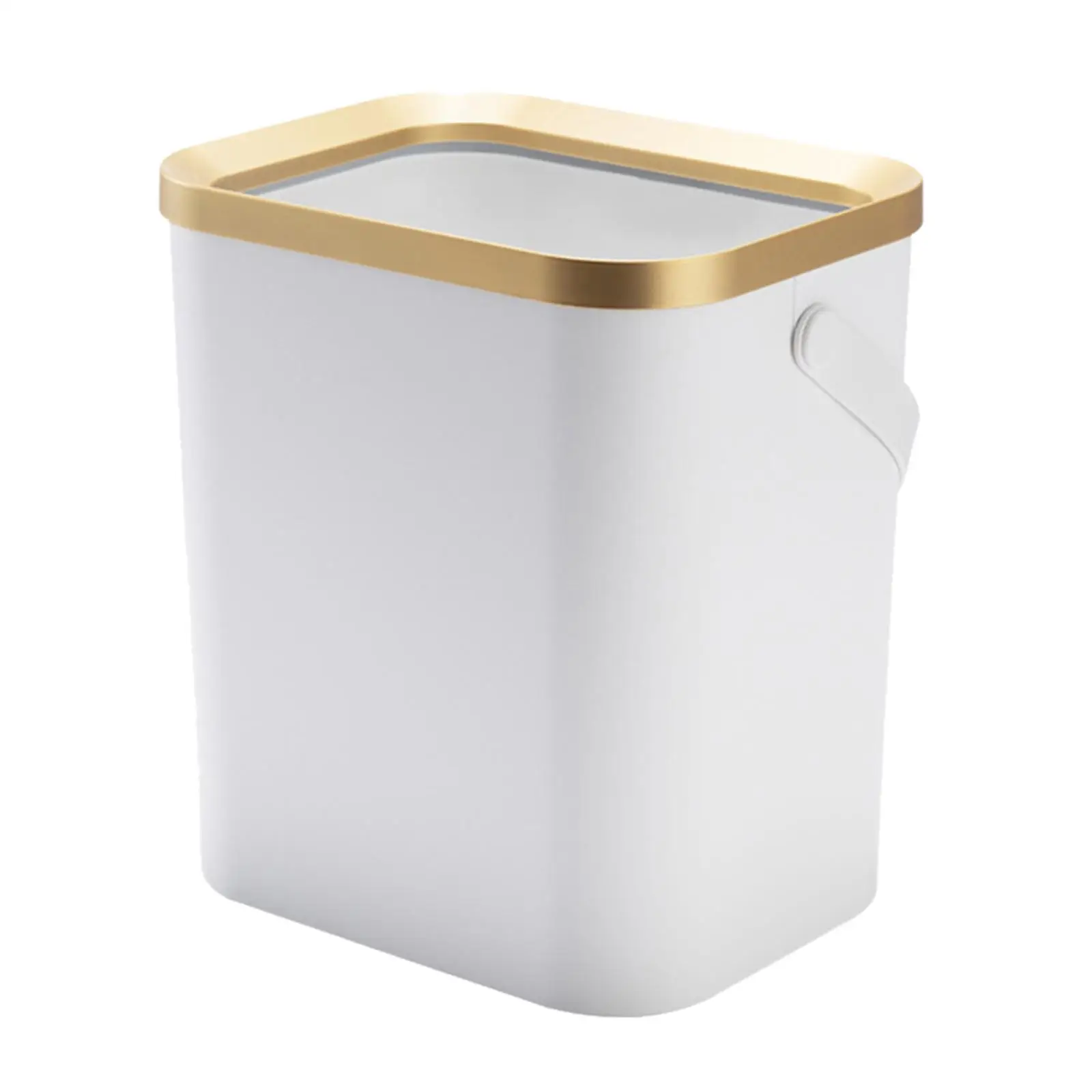Trash Can Dustbin Bucket Rubbish Can Modern Wastebasket Garbage Container Trash Bin for Bedroom Bathroom Office Washroom Toilet
